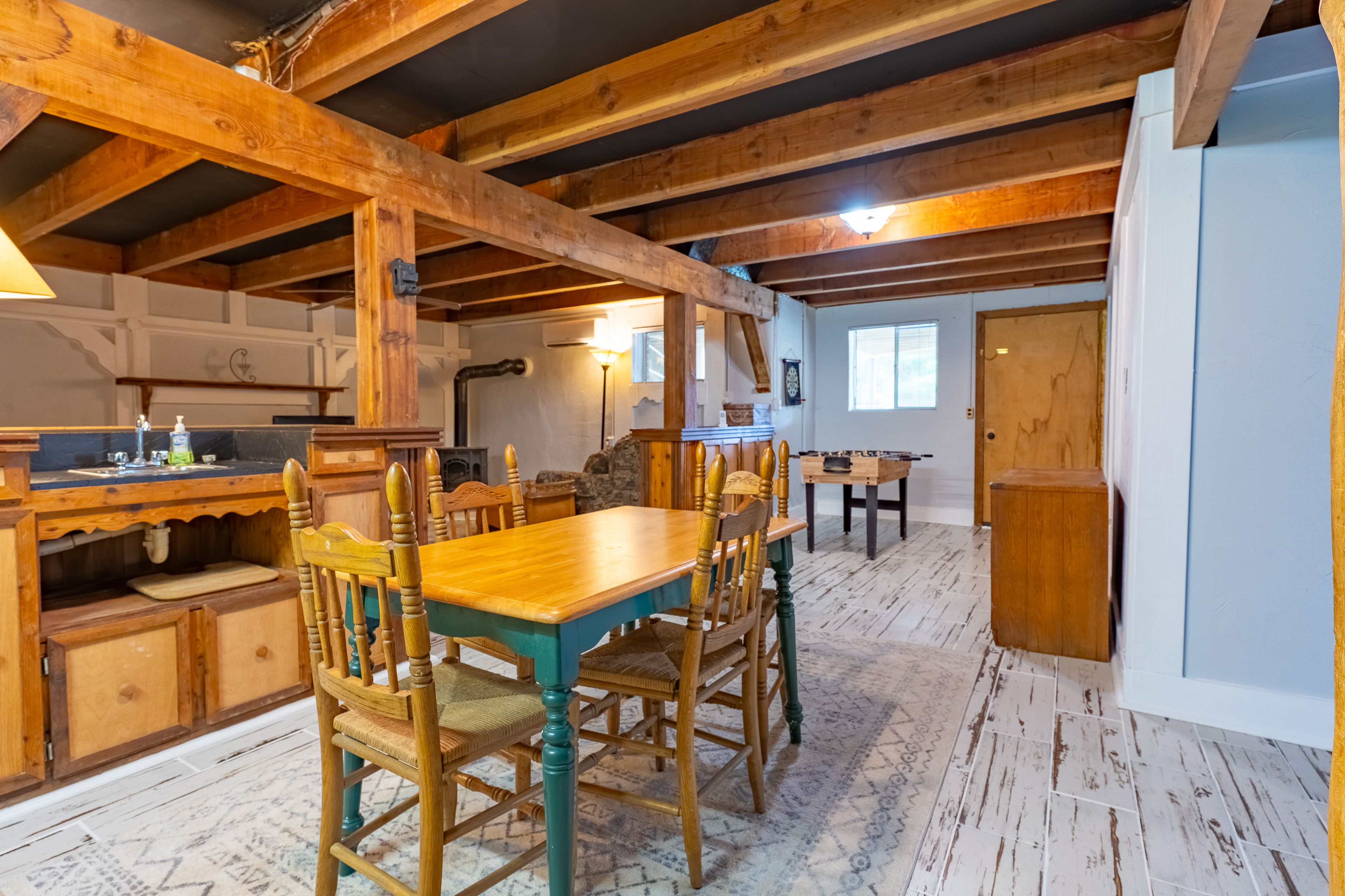 Basement | Dining Area | Foosball Table | Kitchenette