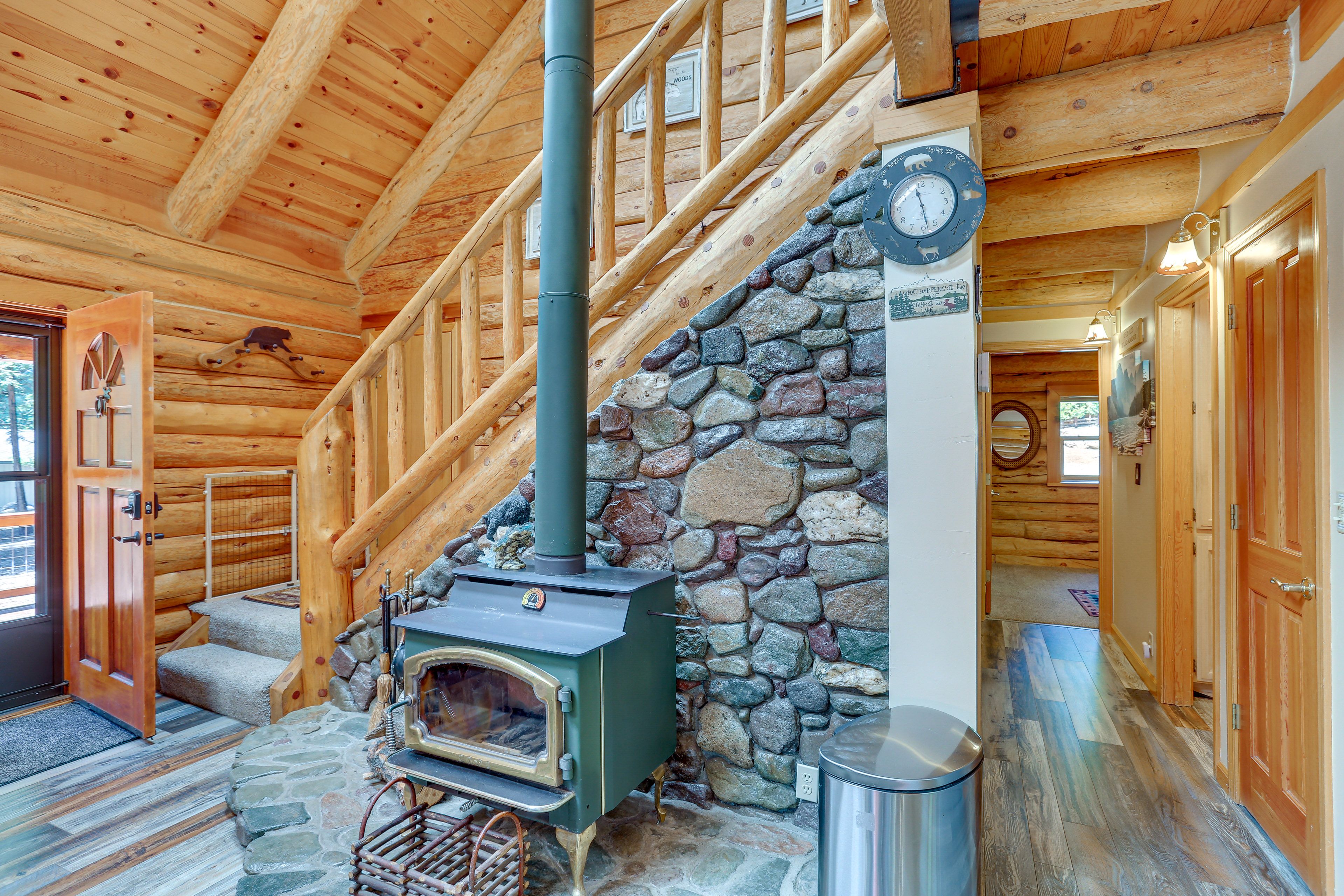Wood-Burning Stove (Wood Provided)