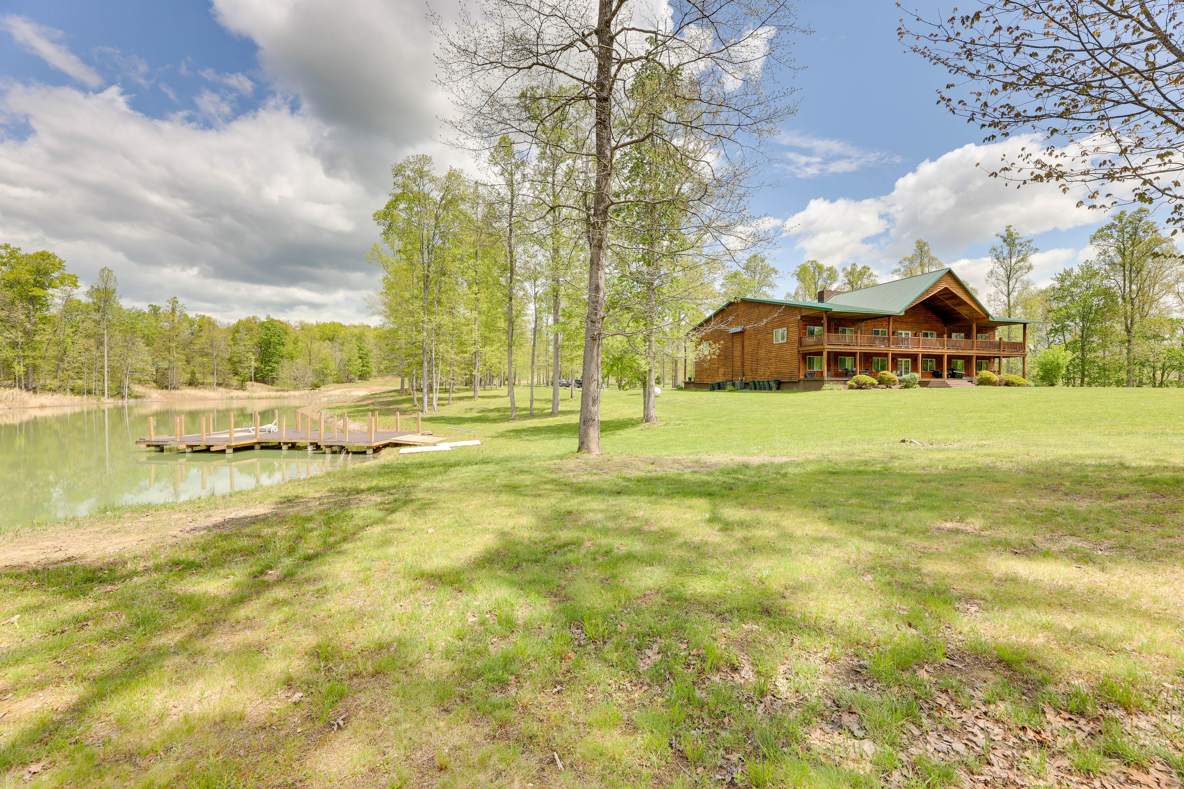 2-Acre Lake w/ Dock