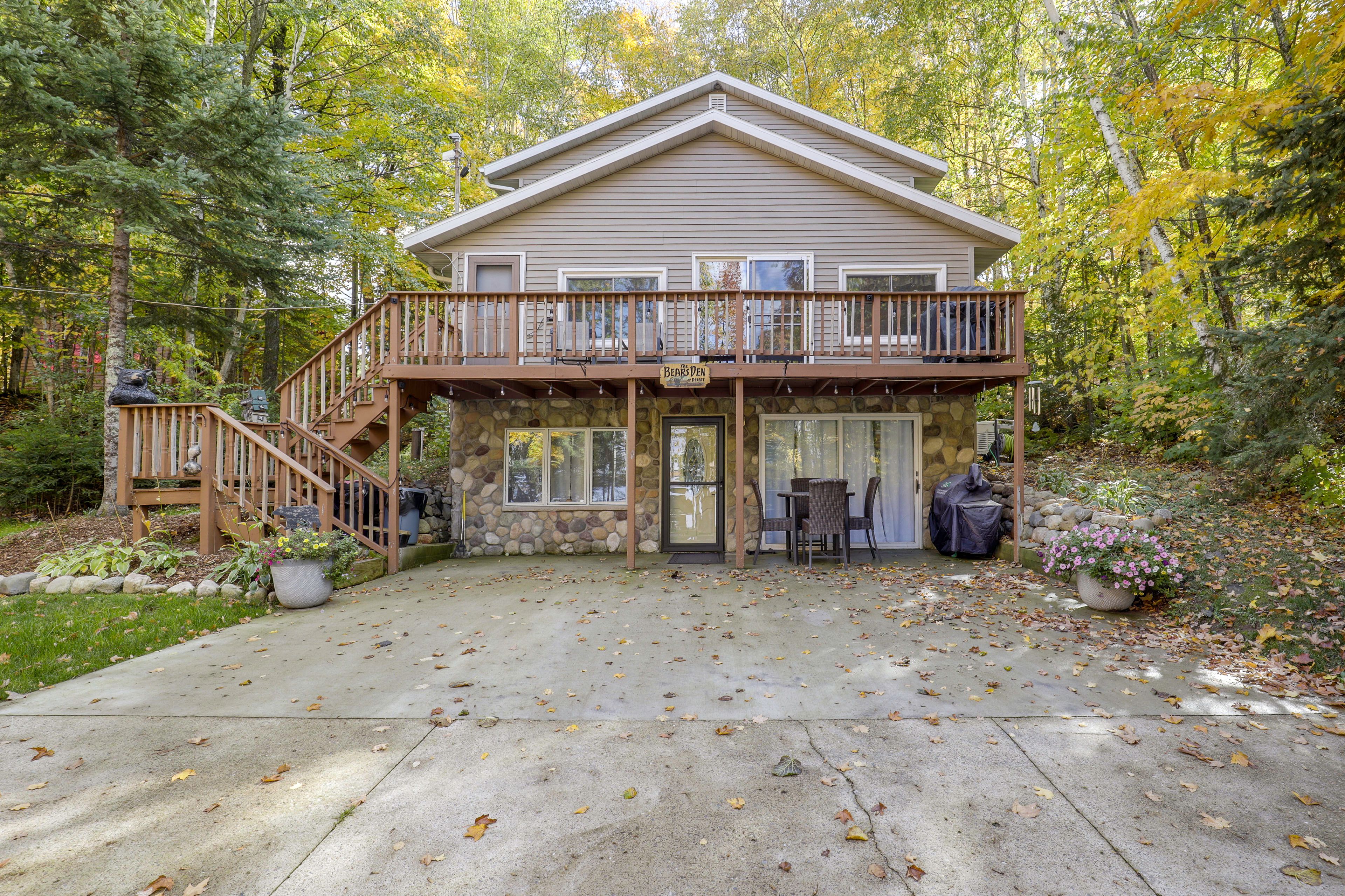 Exterior | 3-Story Home | Furnished Deck