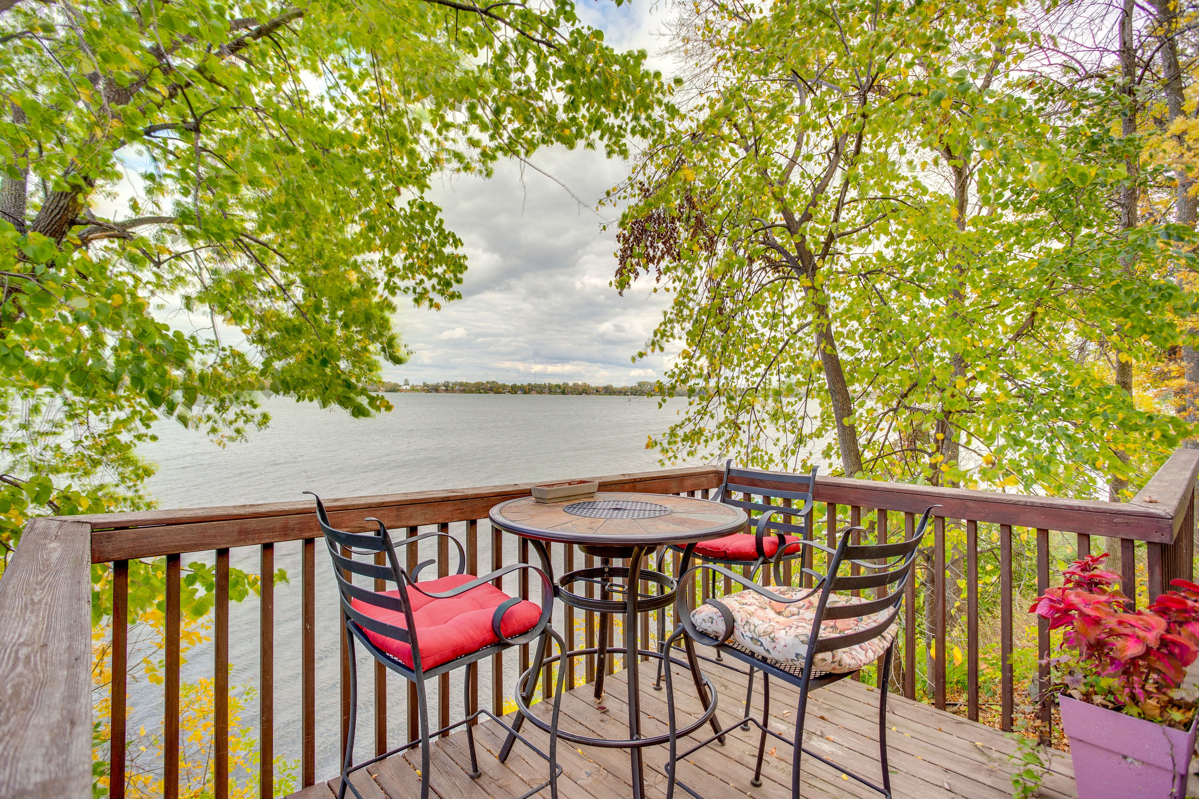 Deck | Dining Area | Lake Views
