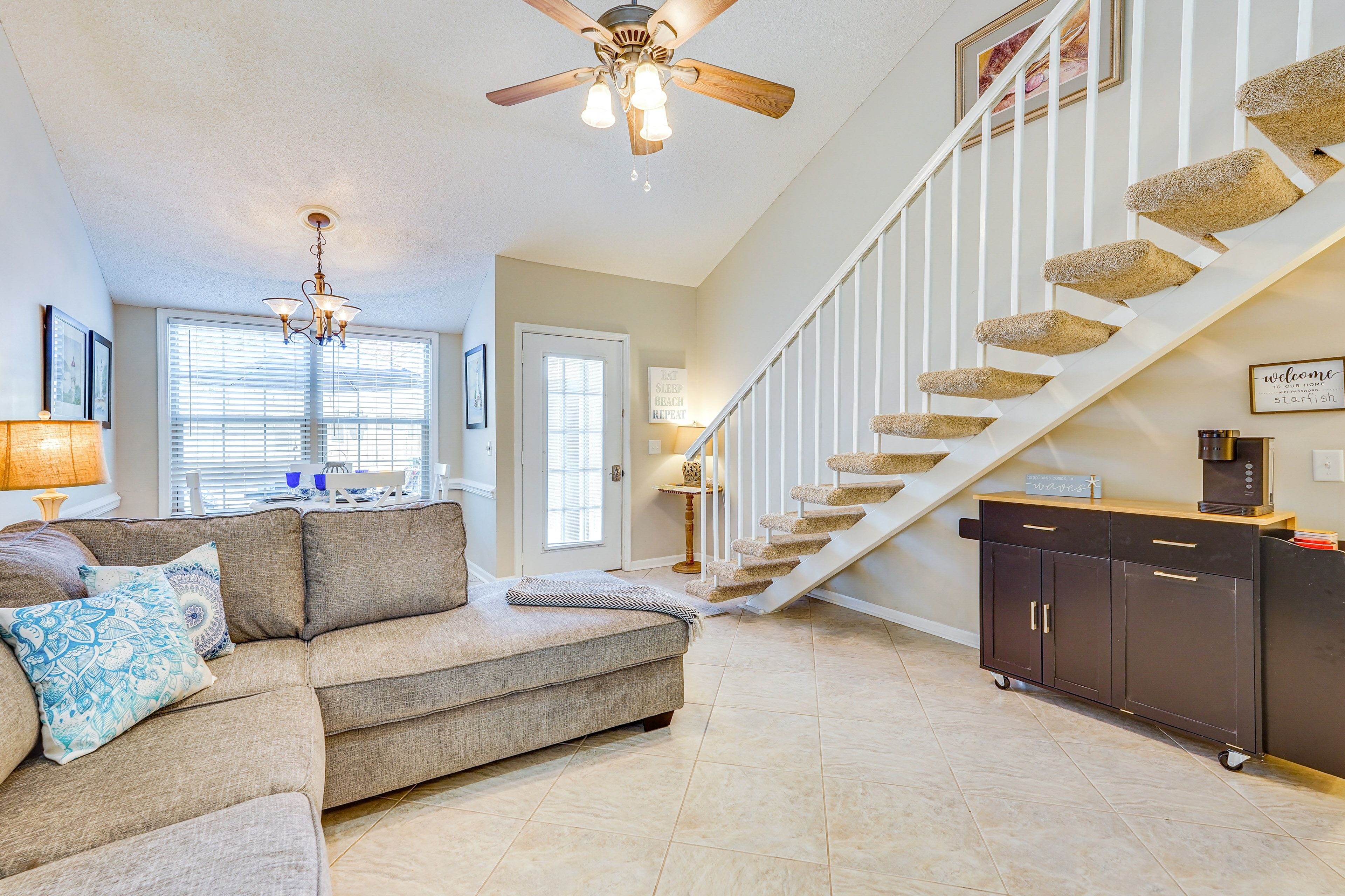 Front Entrance | Open Floor Plan | Coffee Station