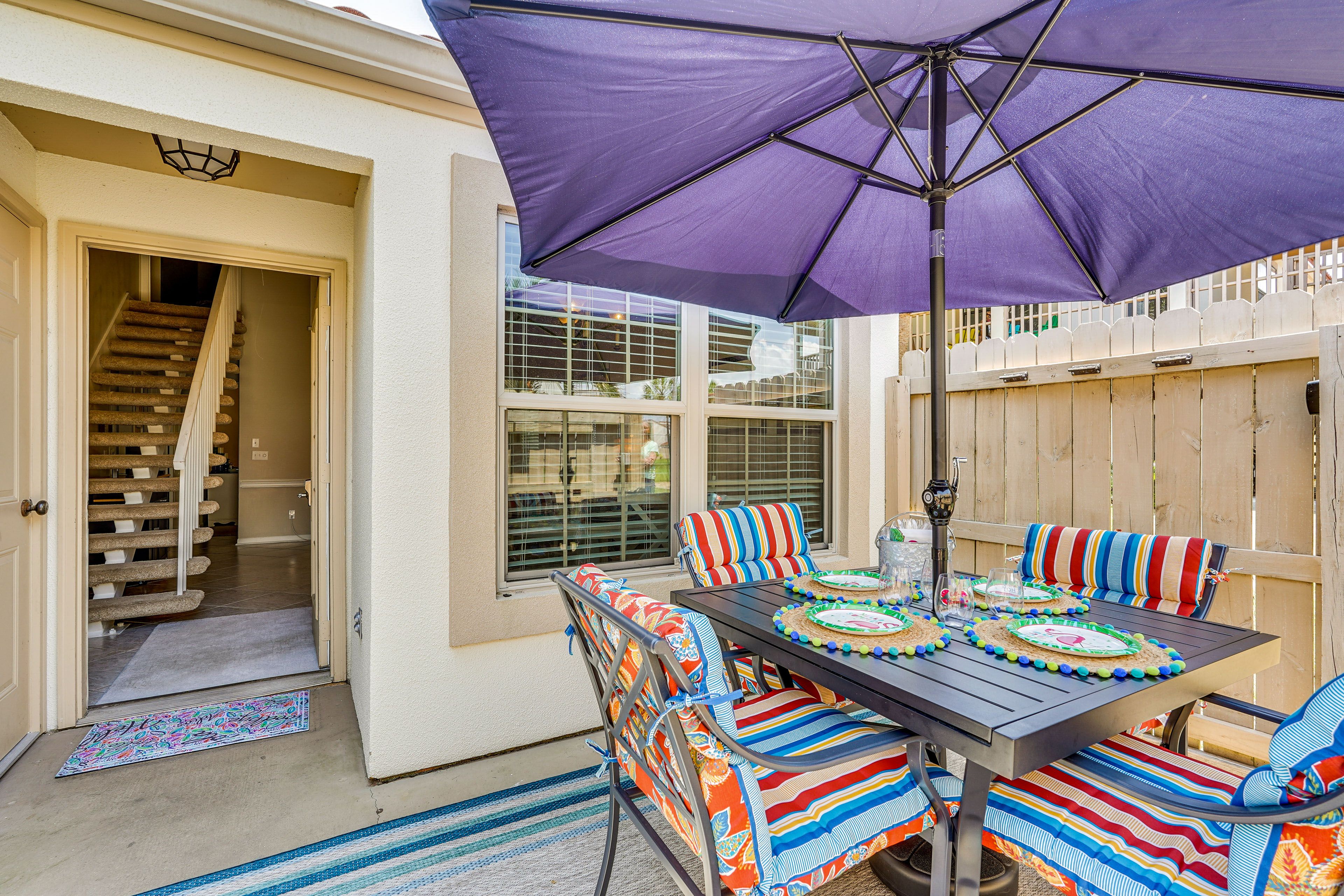 Fenced Patio