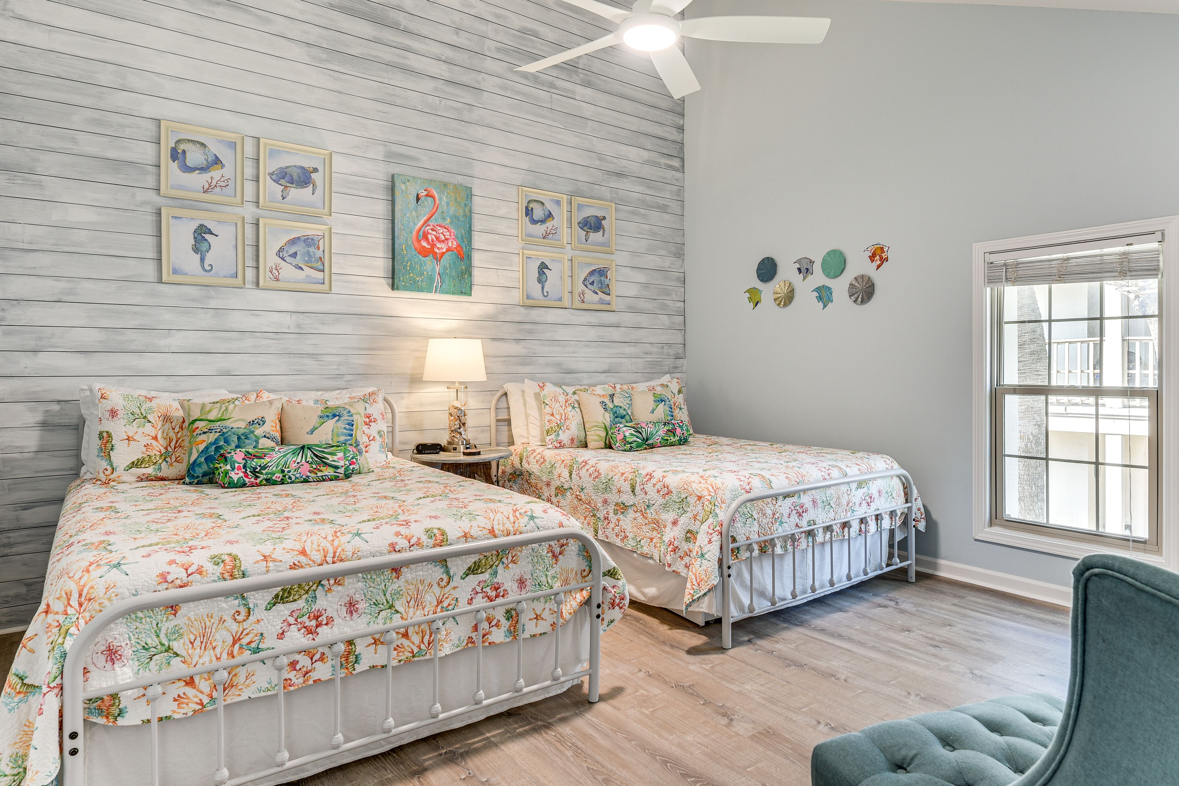 Bedroom 2 (Loft Suite) | Upper Level | 2 Queen Beds | Smart TV