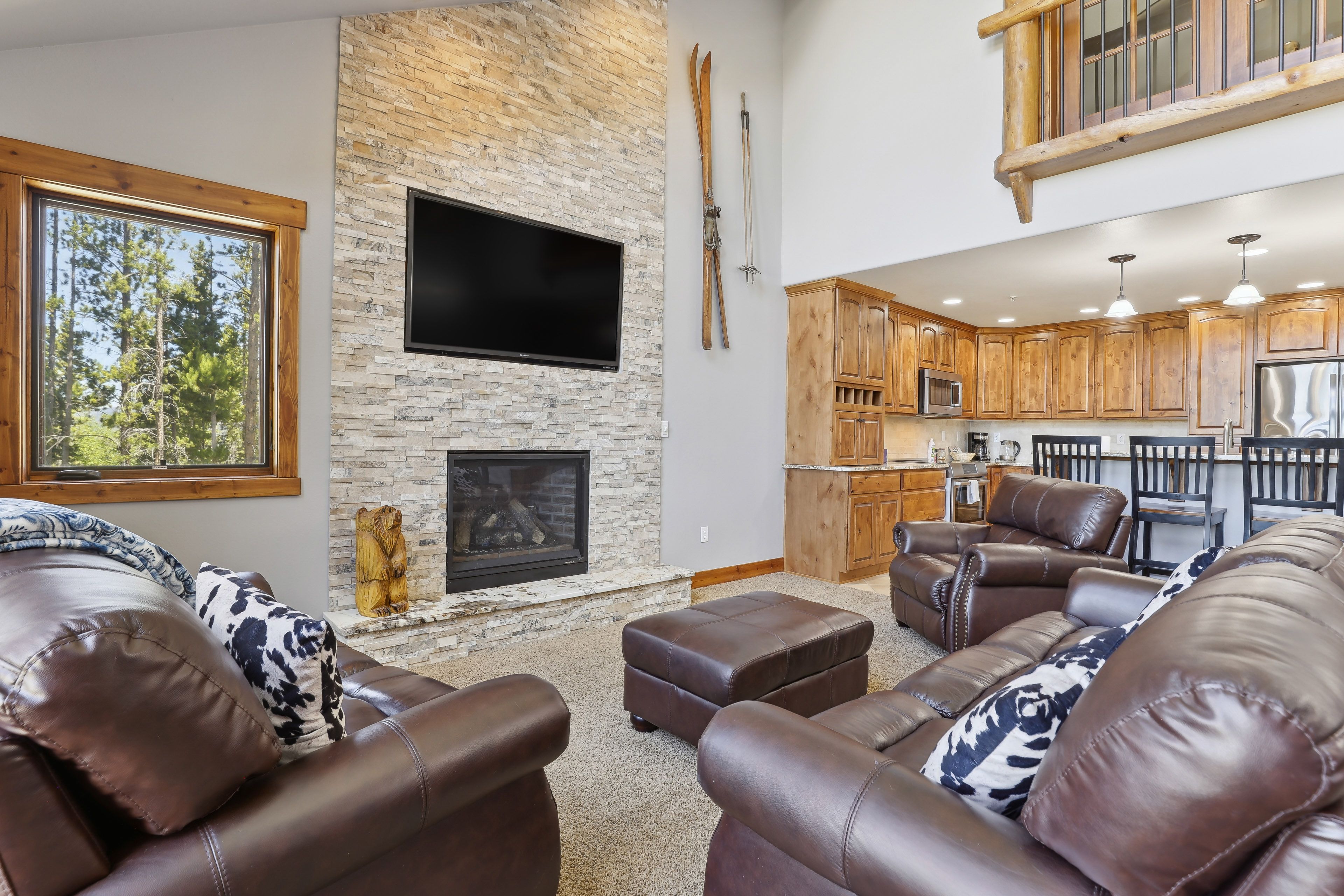 Living Room | In-Unit Laundry | 2 Mi to Colorado Adventure Park