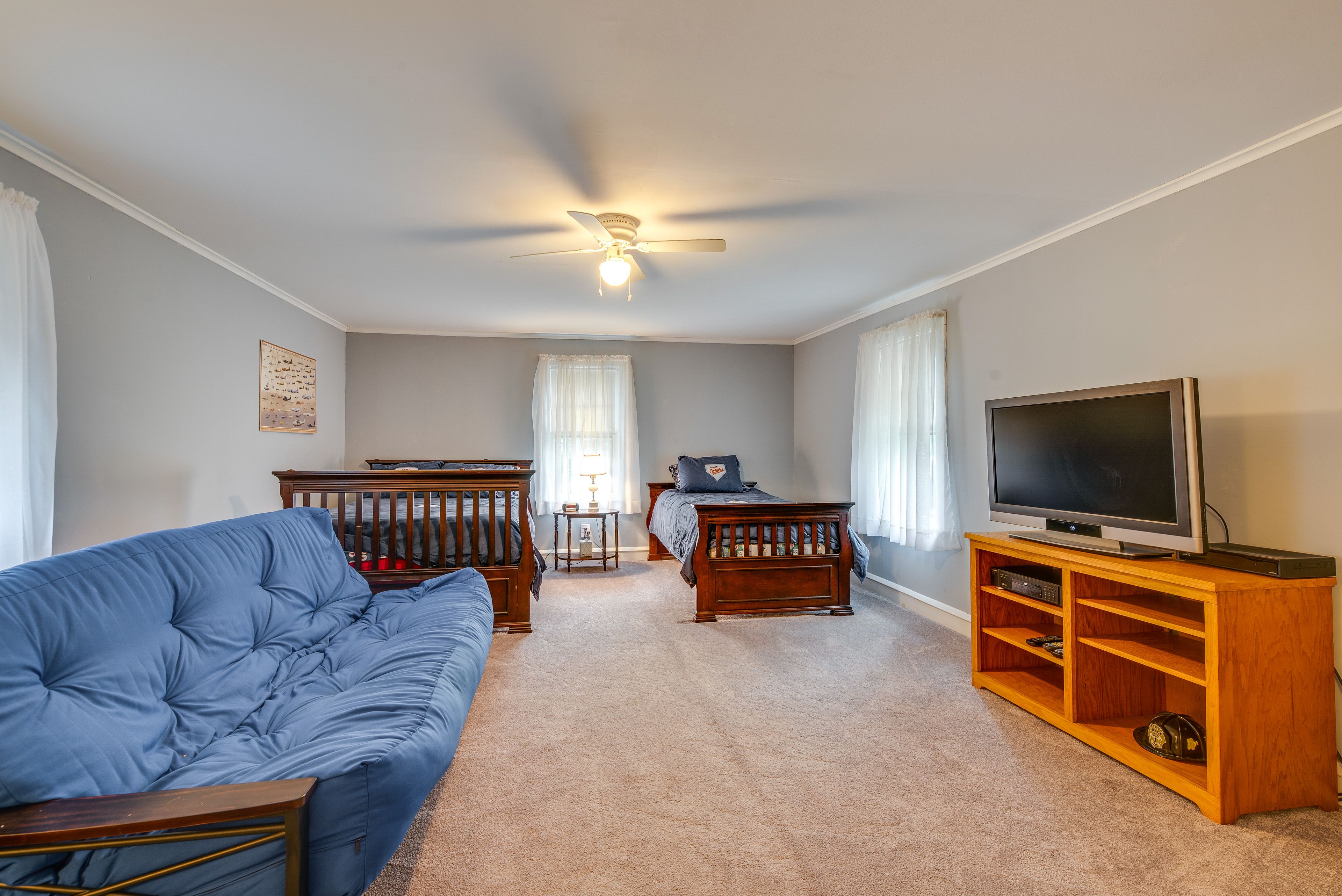 Bedroom 2 | 2nd Floor | Full Bed | Twin Bed | Full Futon