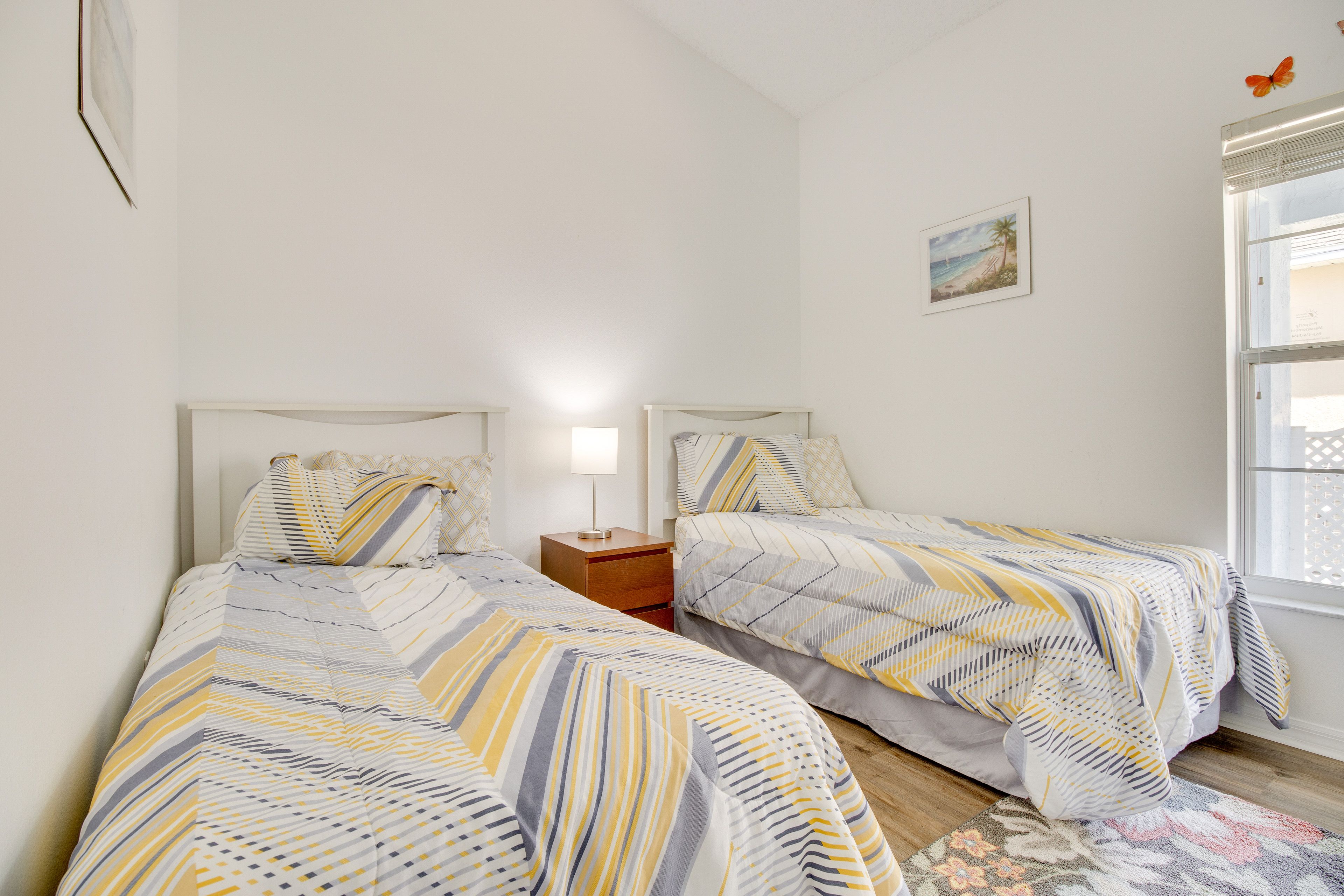 Bedroom 3 | 2 Twin Beds | Queen Air Mattress Available