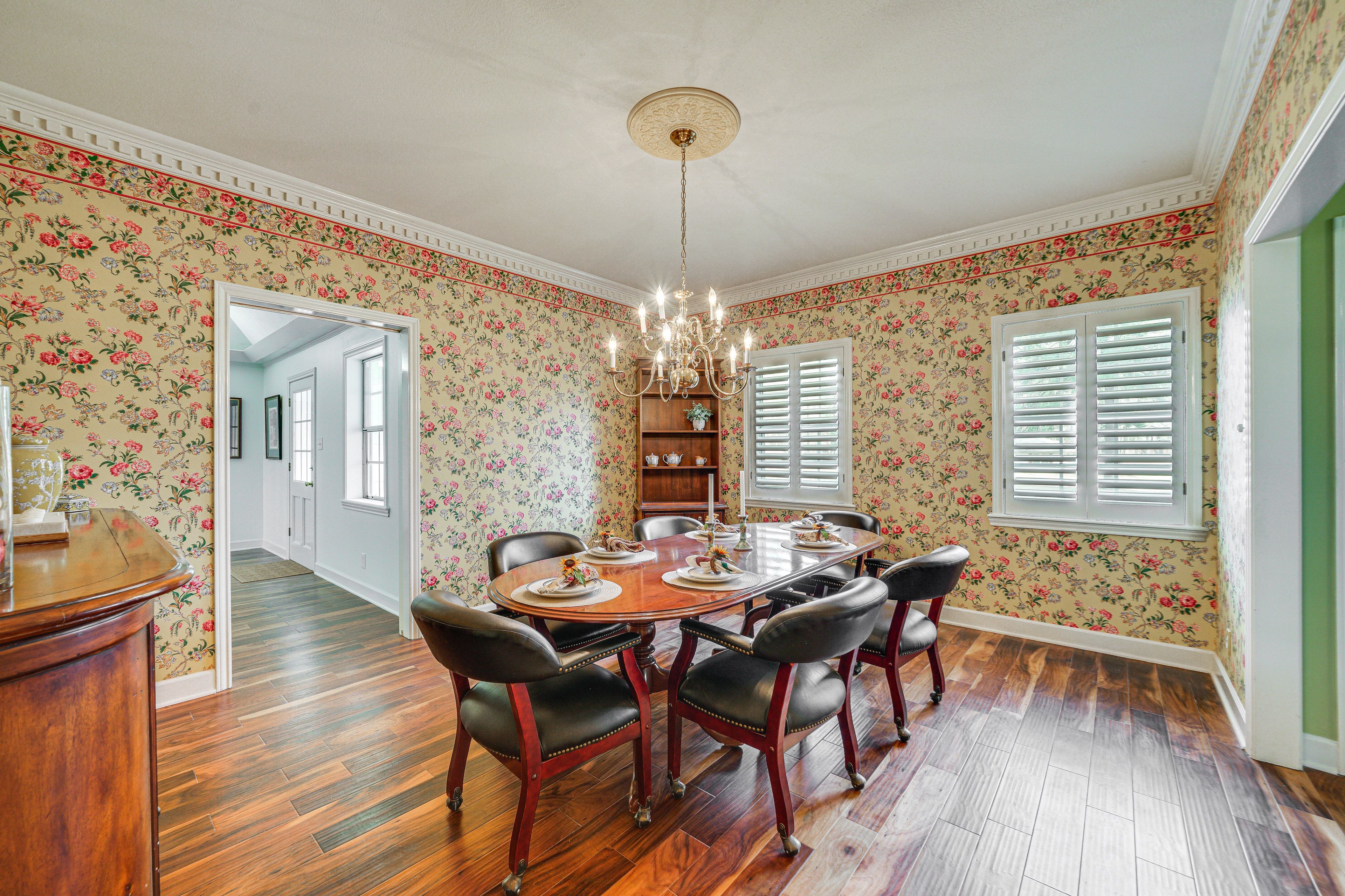 Dining Room 1 | Dishware & Flatware Provided | 1st Floor