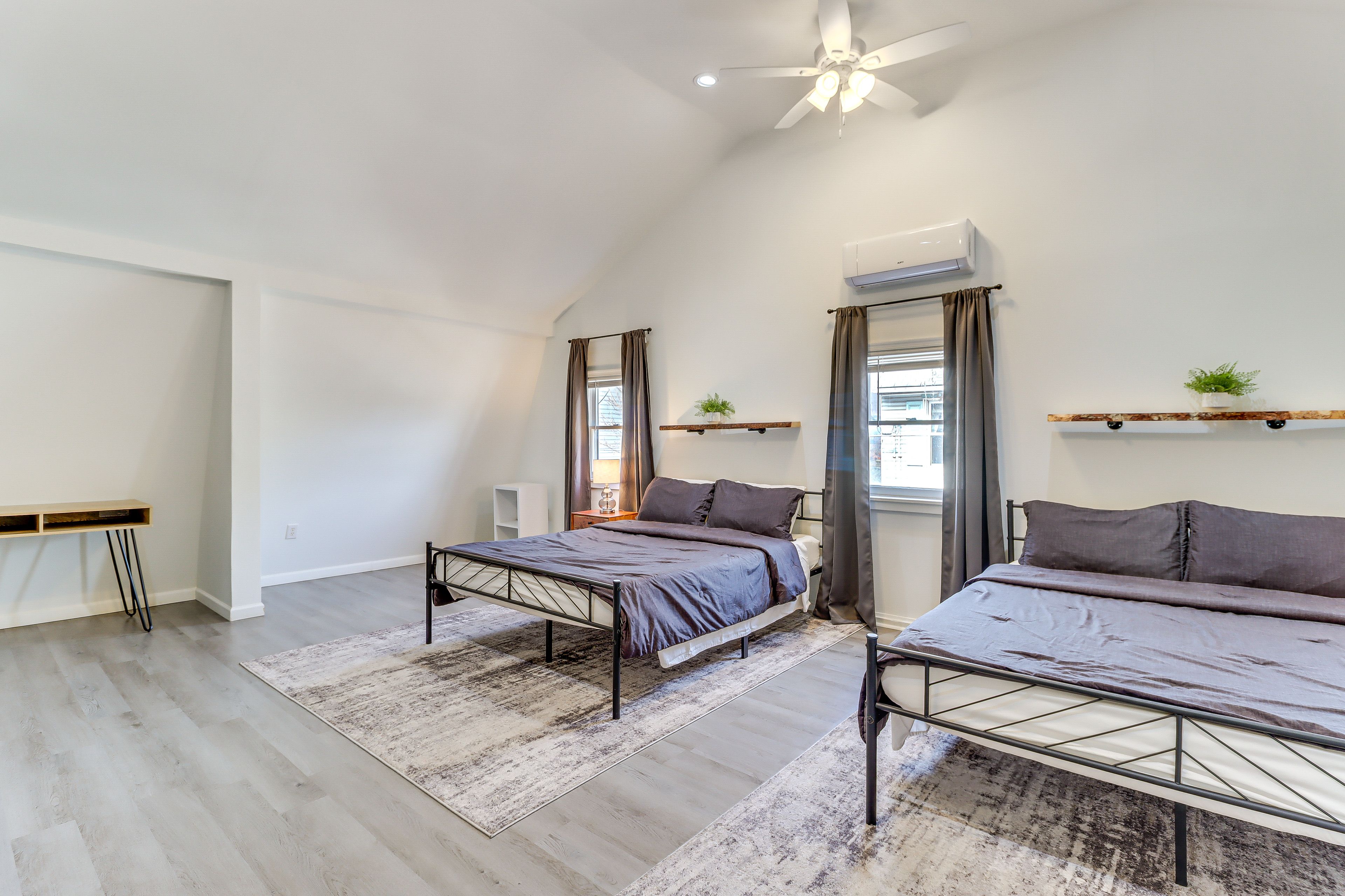Bedroom | 2 Queen Beds | Linens Provided | Ceiling Fan