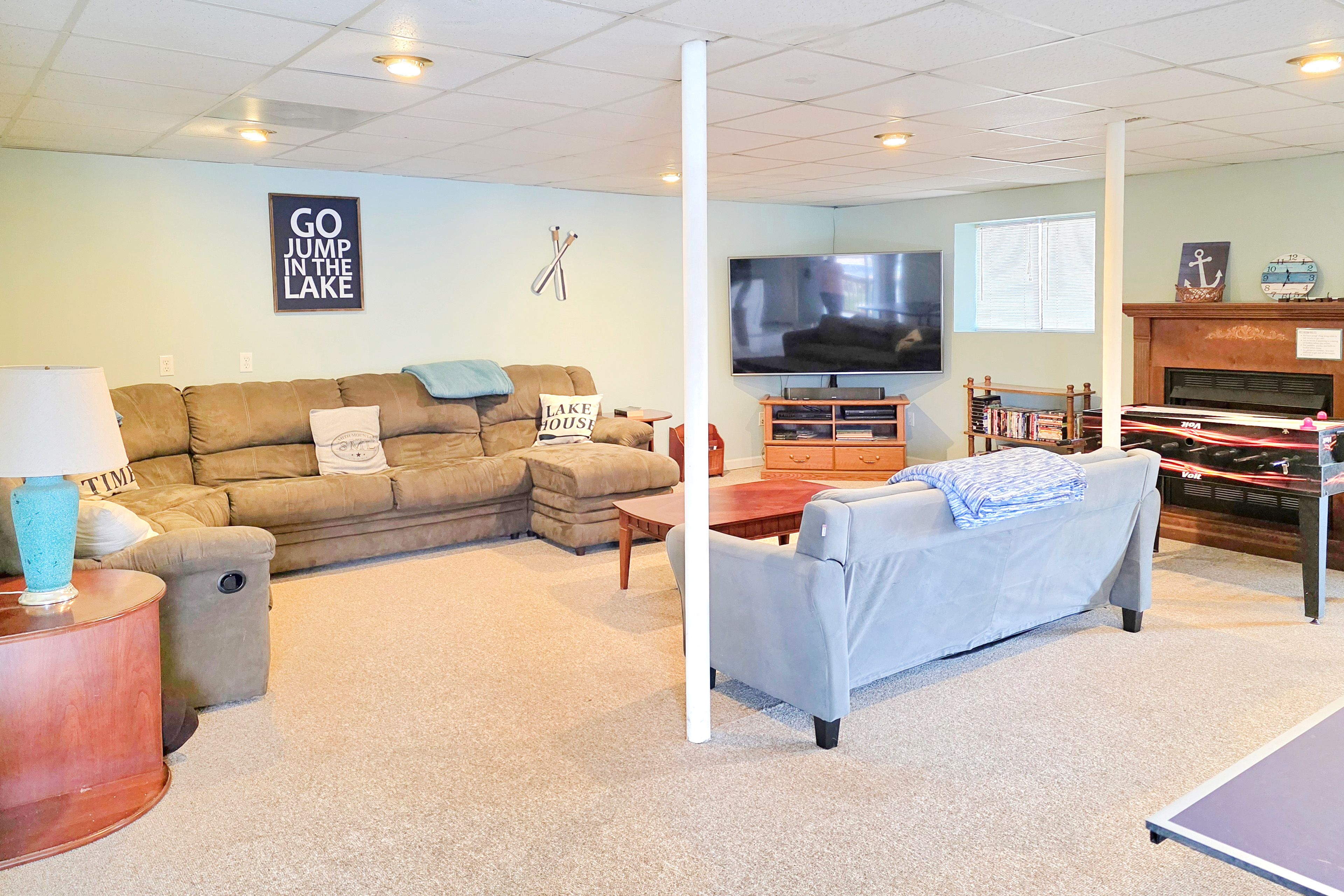 Living Room | 1st Floor | 2 Full Sleeper Sofas | Free WiFi | Smart TV