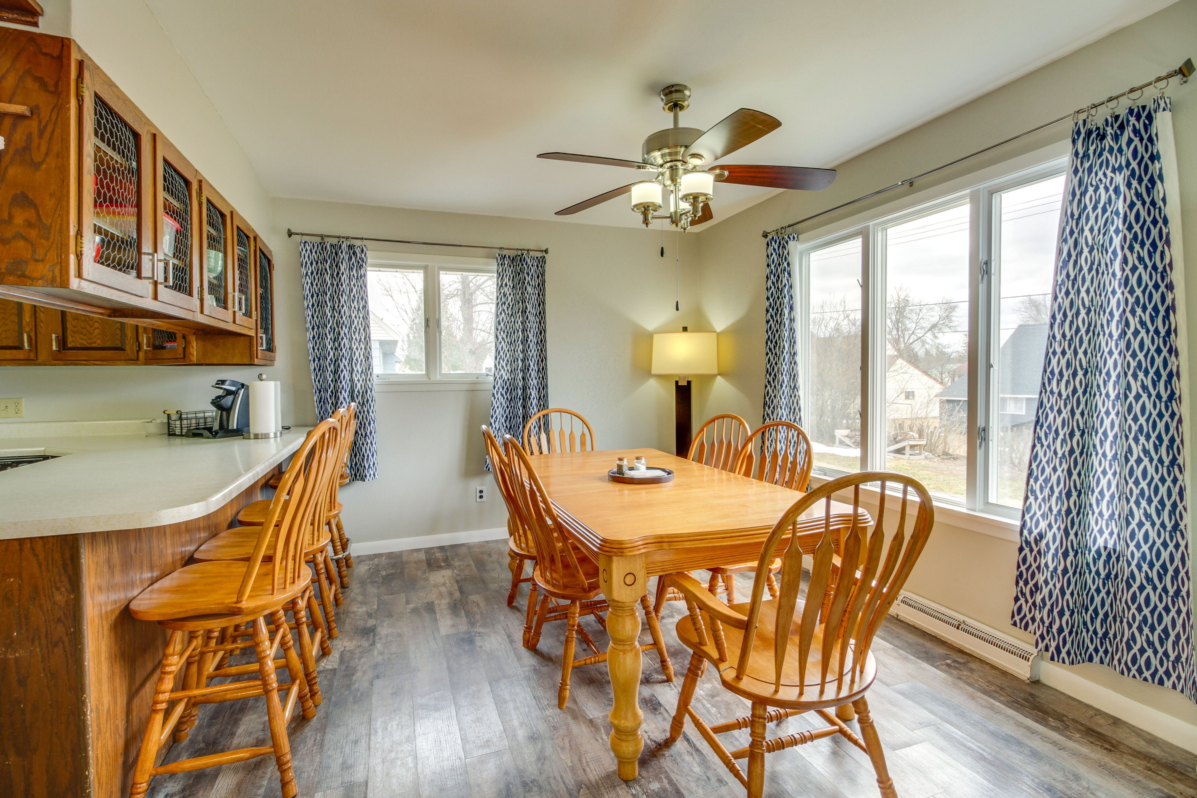 Dining Area | 2nd Floor | Dishware/Flatware Provided | Ceiling Fan