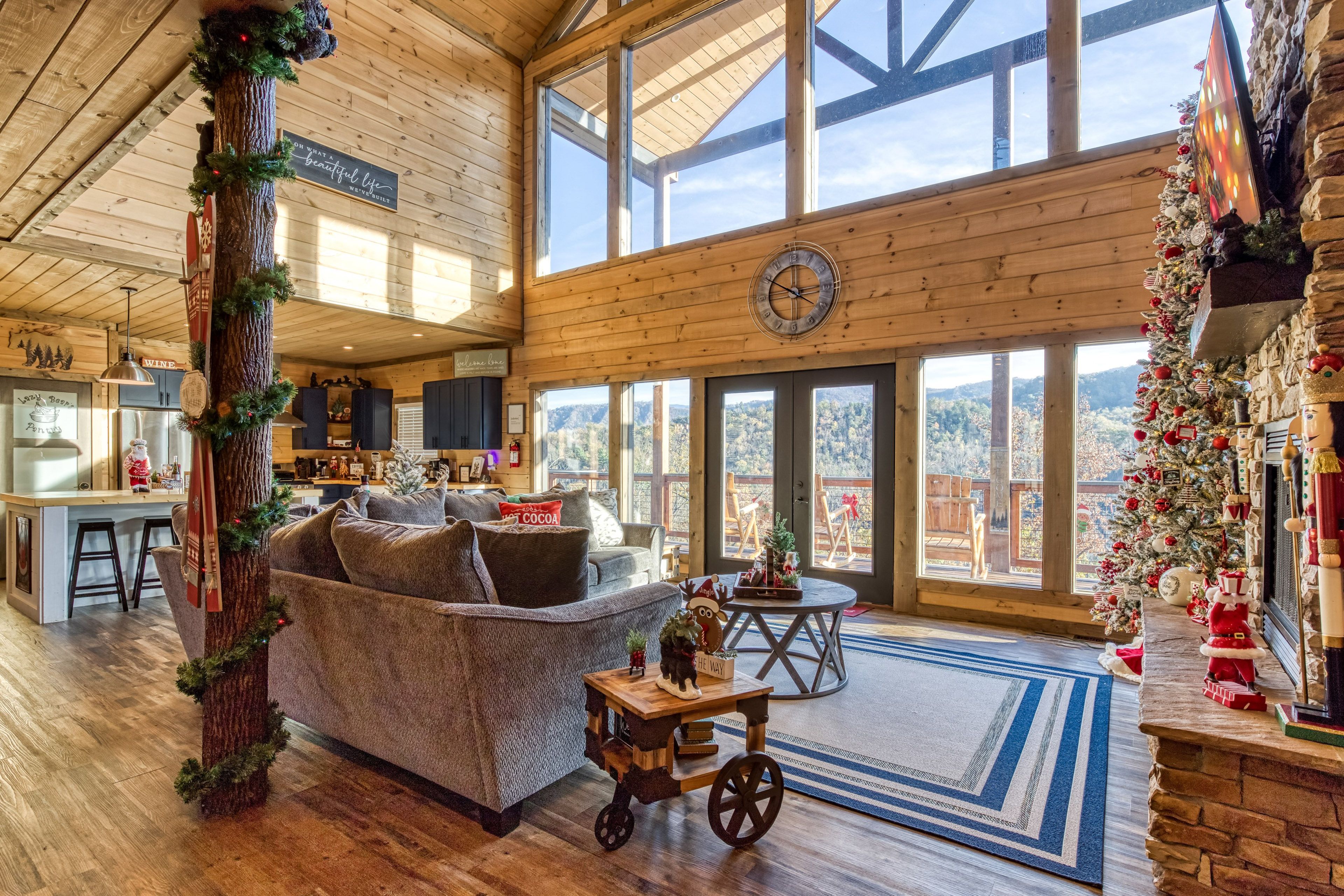 Living Room | Central Air Conditioning & Heating | Smart TV