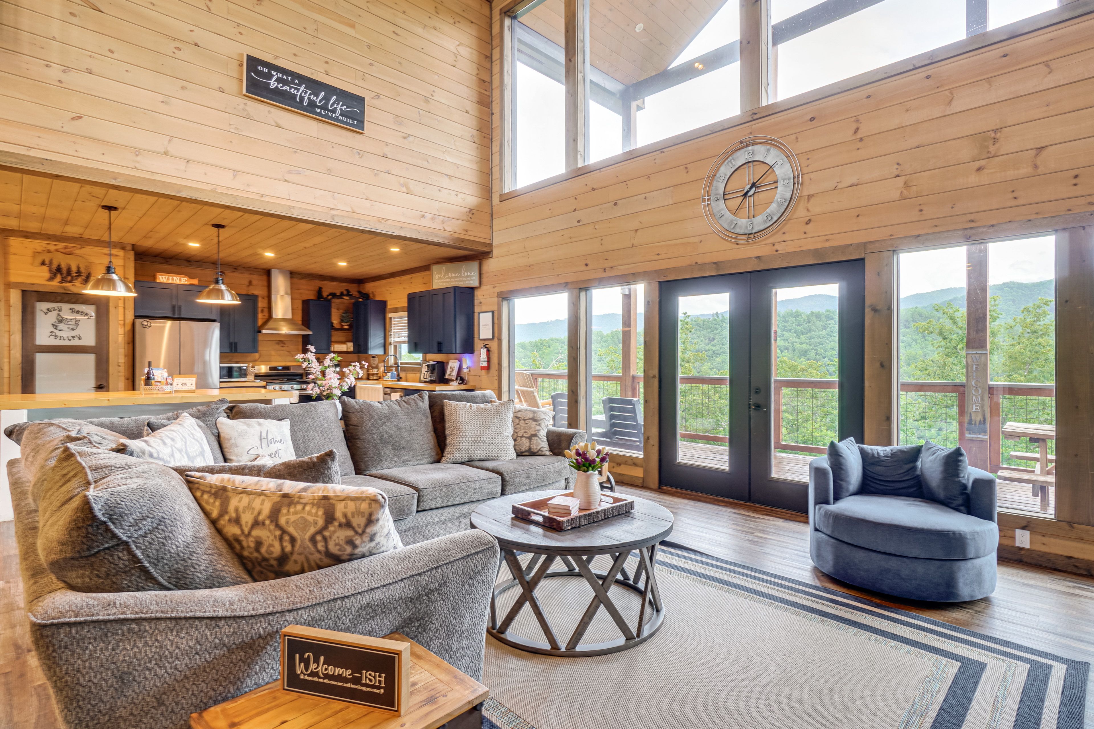 Living Room | Central Air Conditioning & Heating | Smart TV