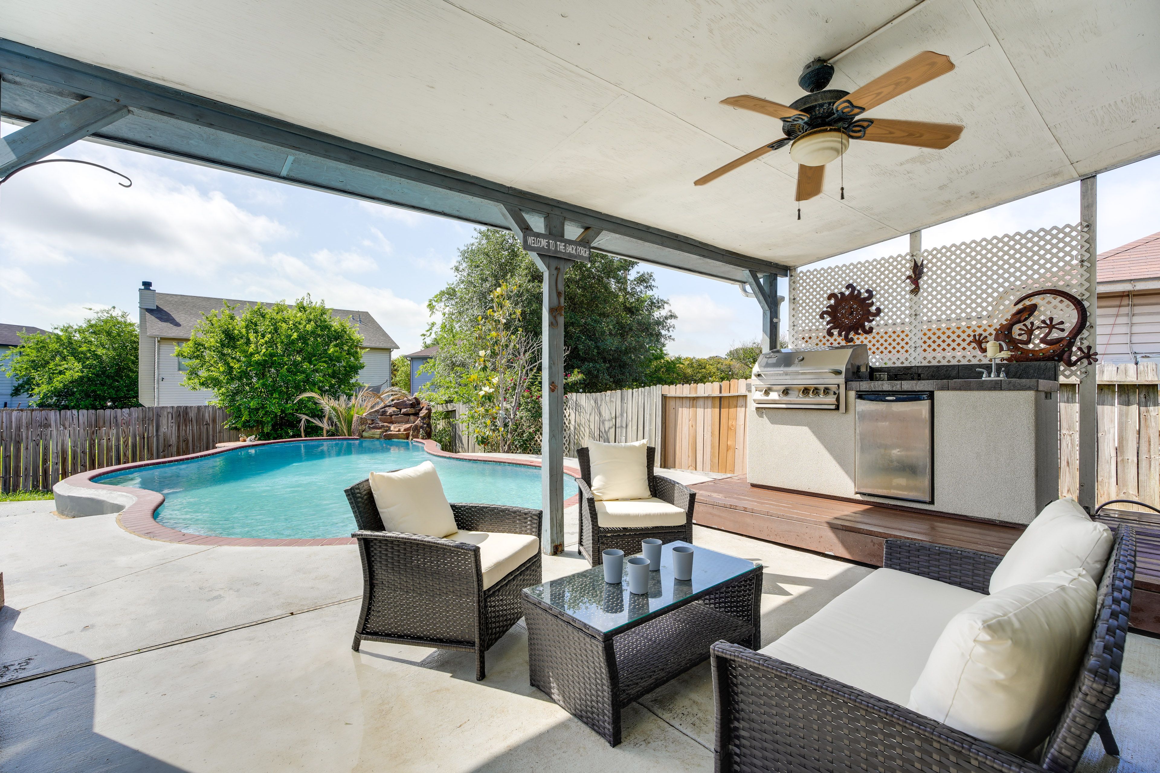 Covered Sitting Area