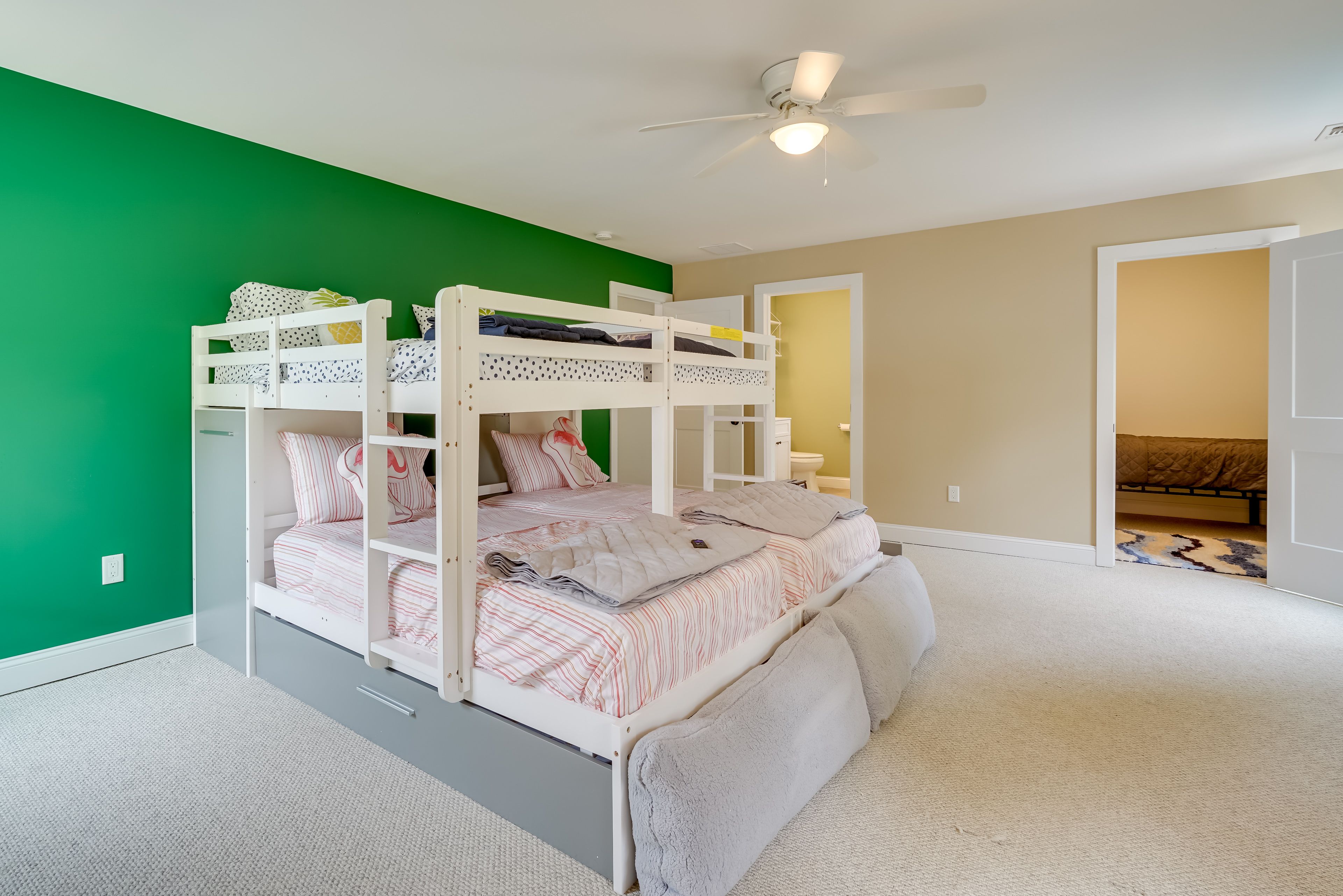 Bedroom 3 | 2 Twin Bunk Beds w/ Trundles | Smart TV