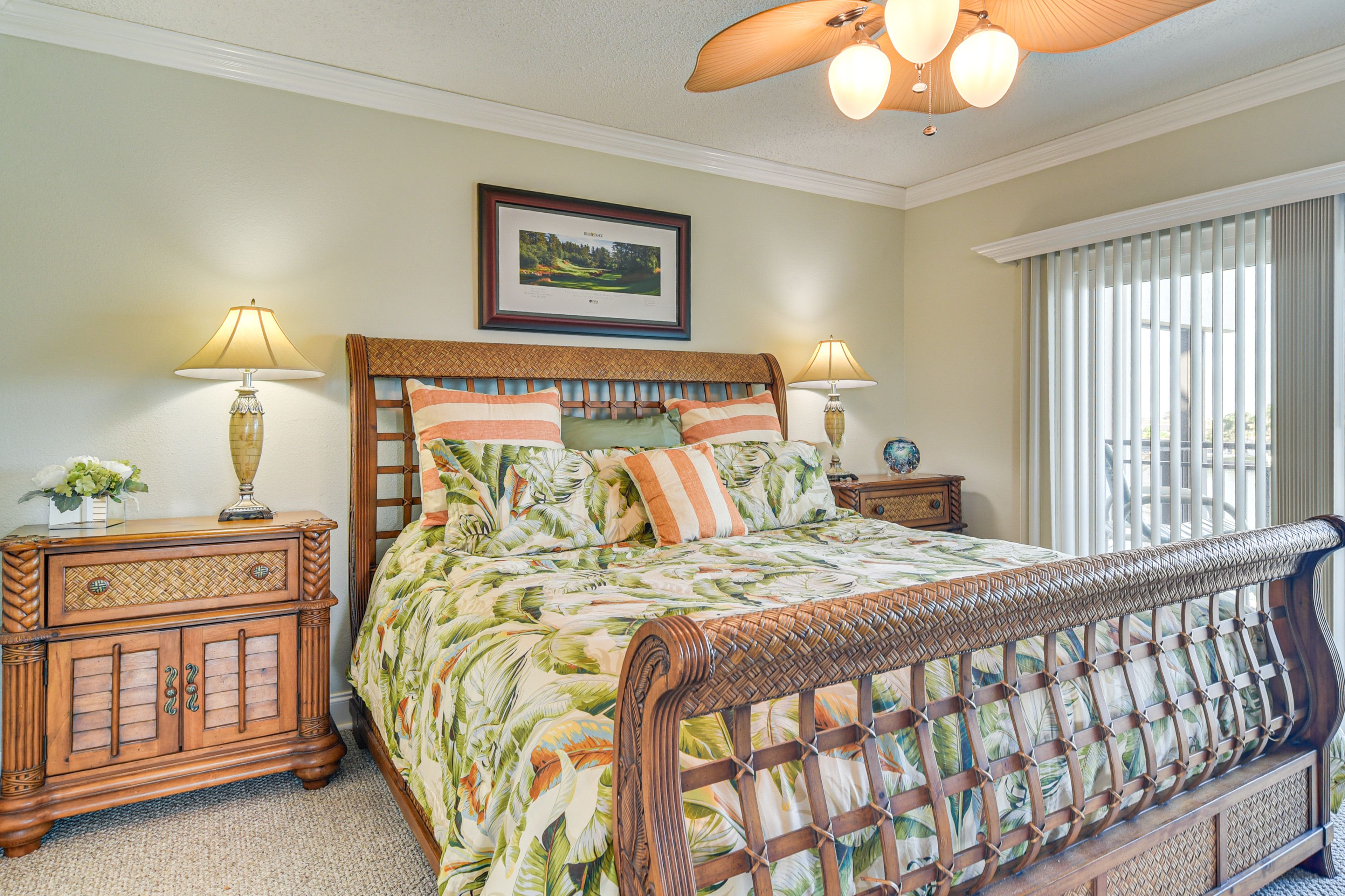 Bedroom 1 | King Bed | Linens Provided | Smart TV