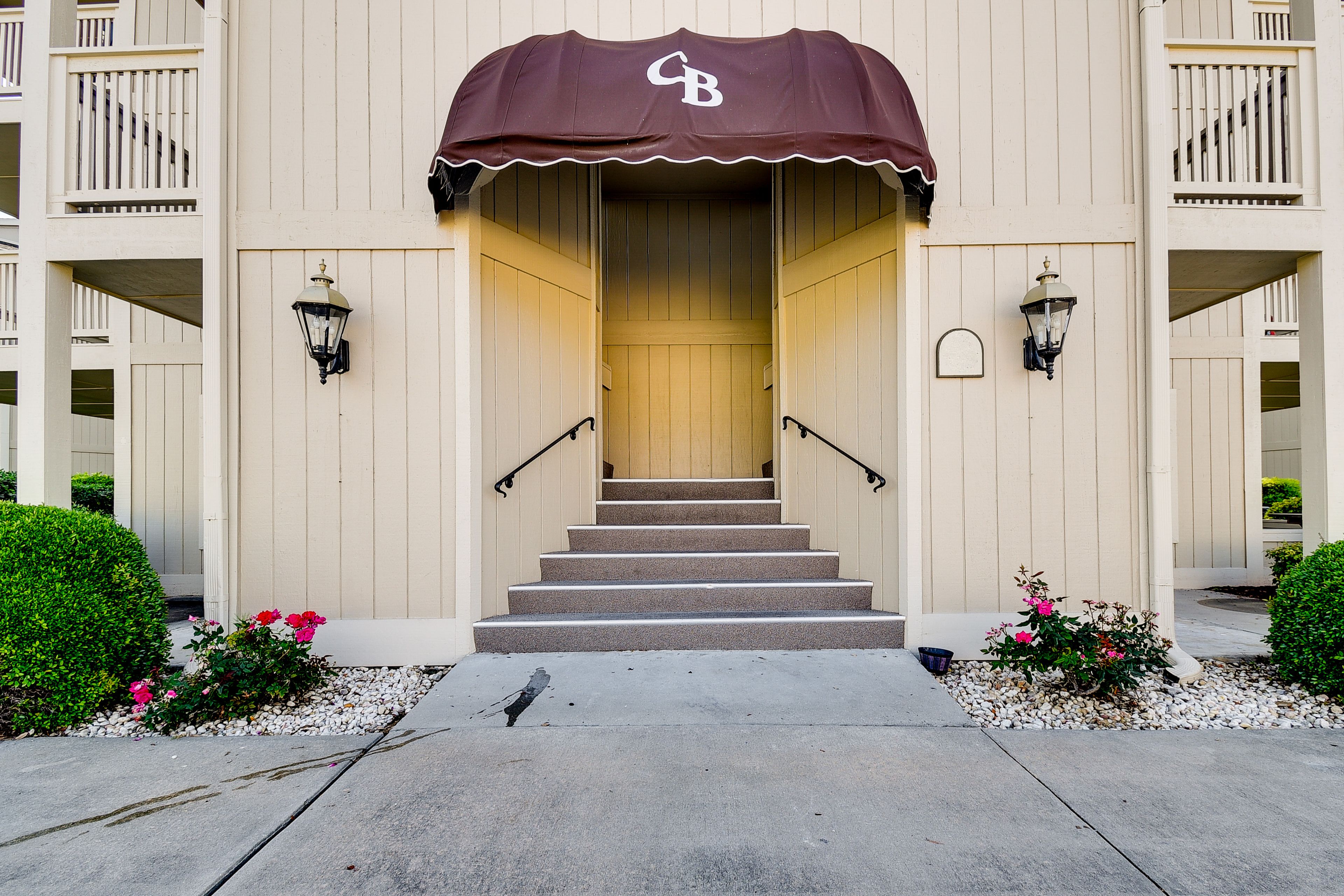 Condo Entrance | Outdoor Staircase Required to Enter