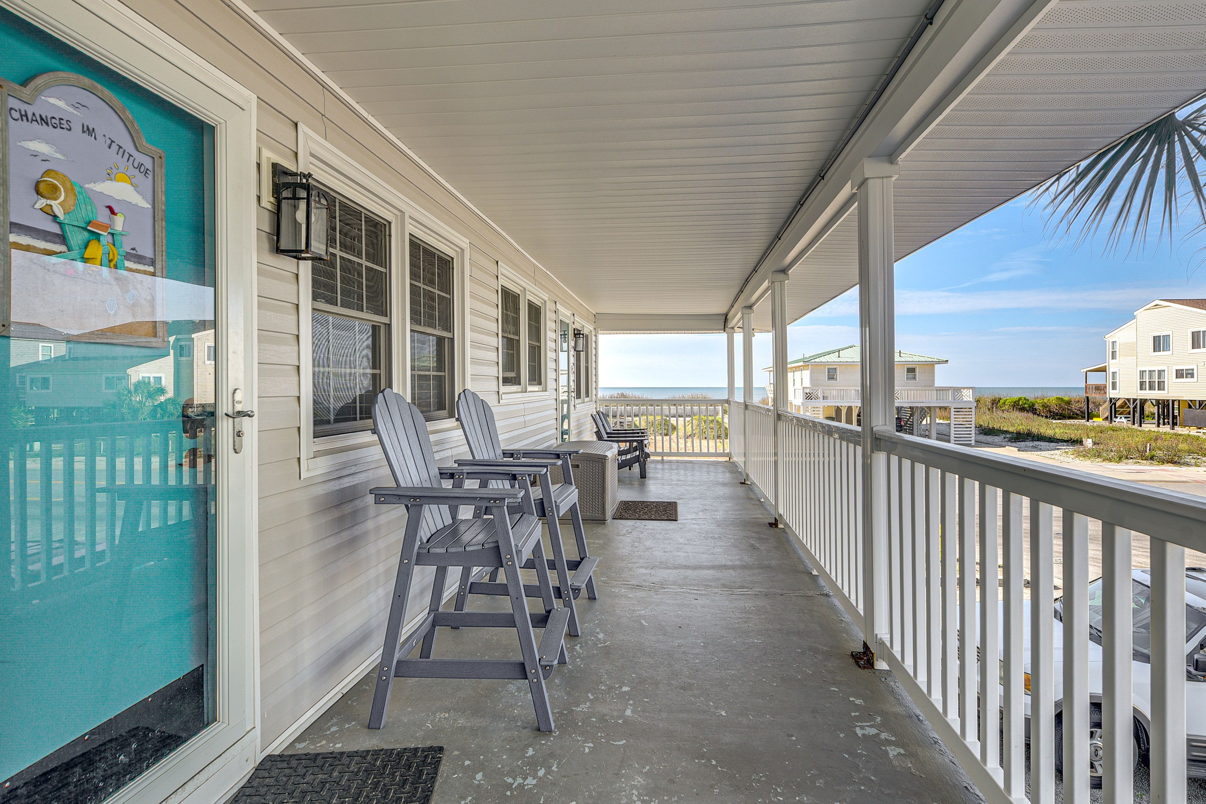 Covered Porch | Outdoor Seating | Entry