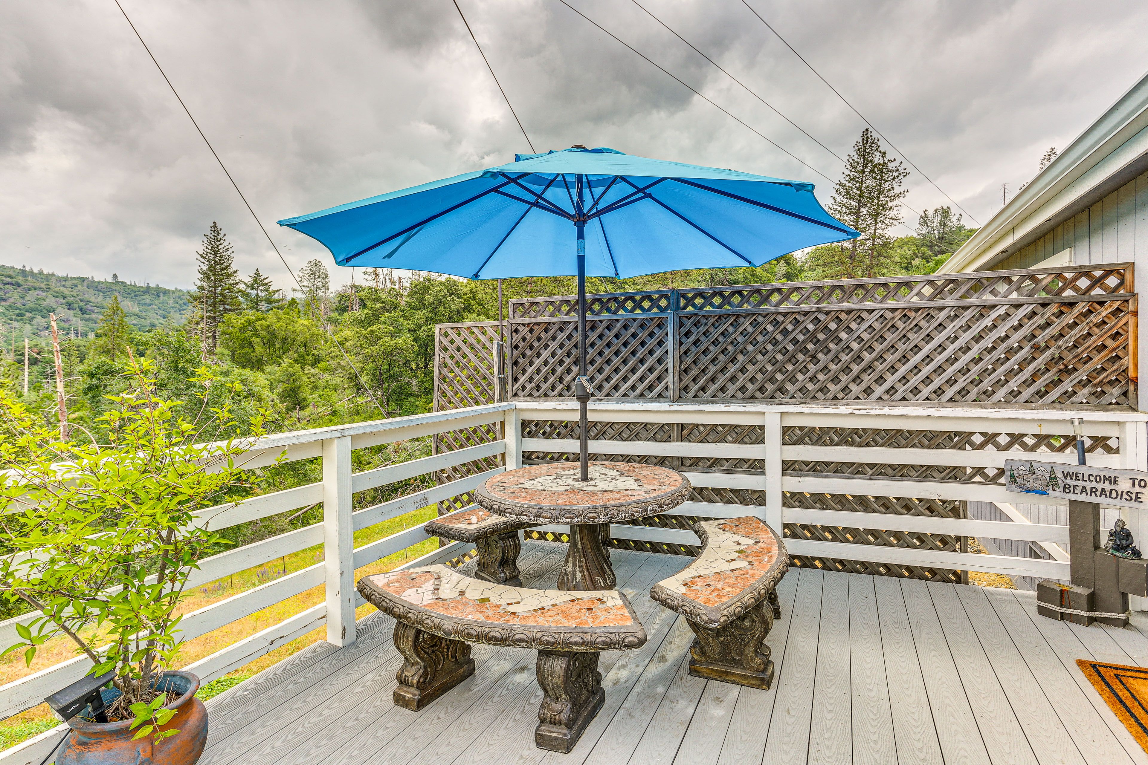 Deck | Gas Grill | Mountain Views