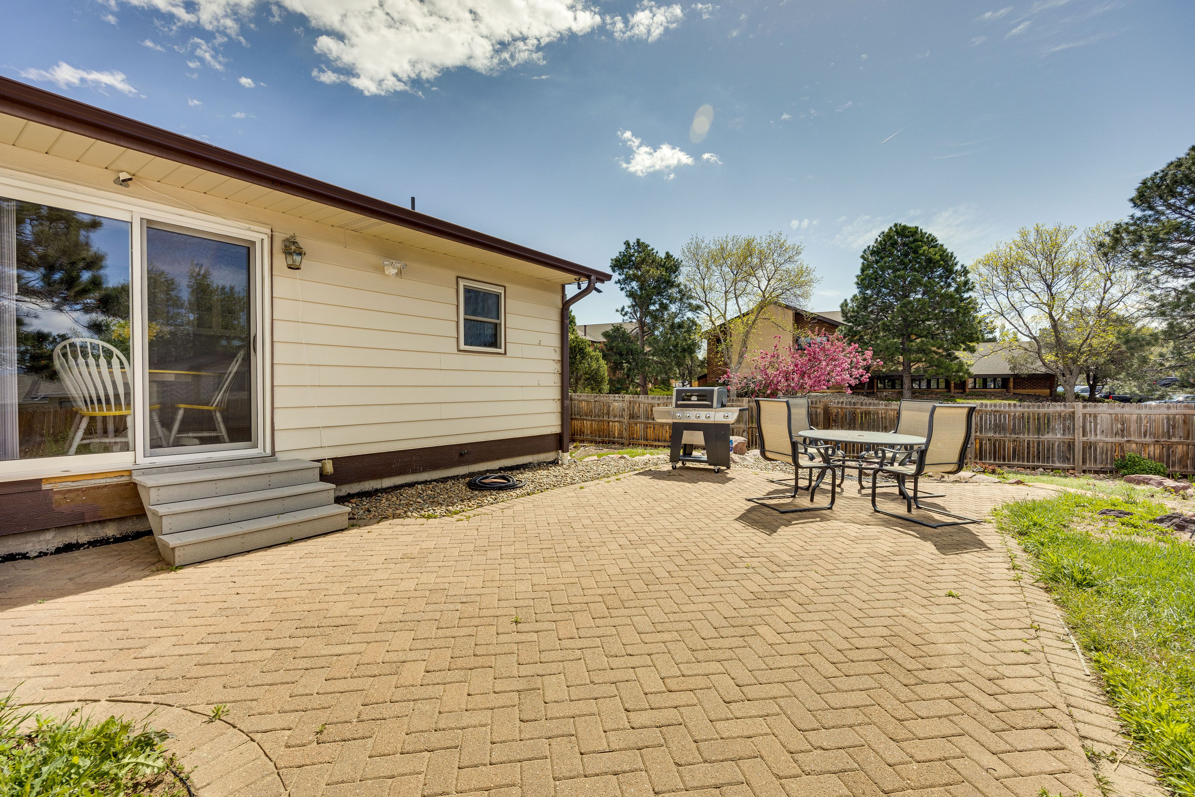 Colorado Springs Vacation Rental | 3BR | 1BA | 2 Entry Steps | 1,800 Sq Ft