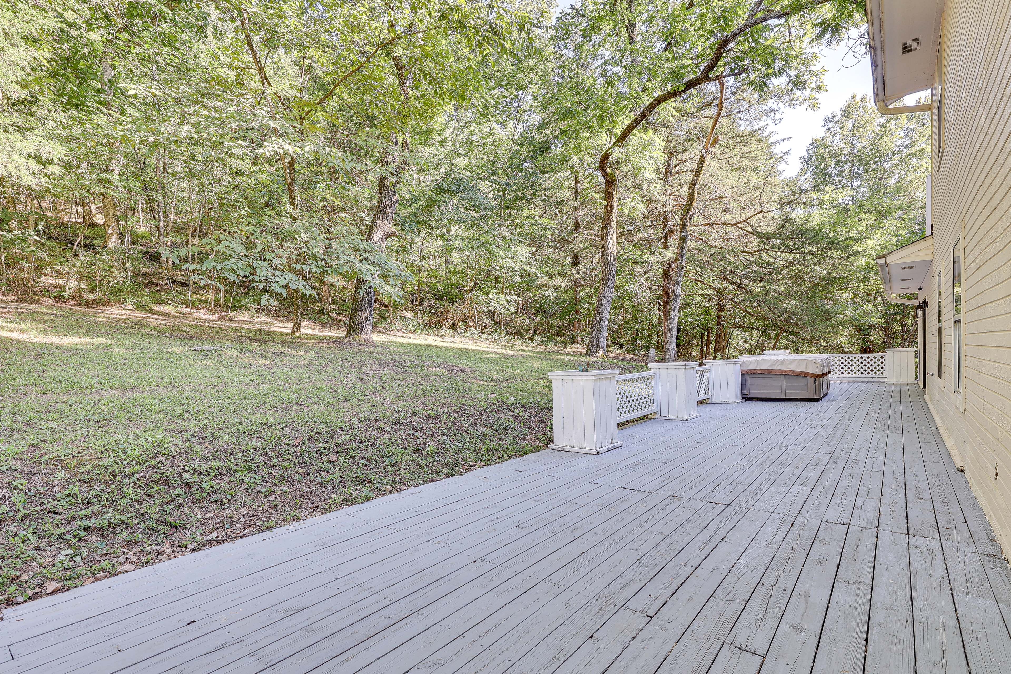 Deck | Gas Grill | Spacious Yard Area