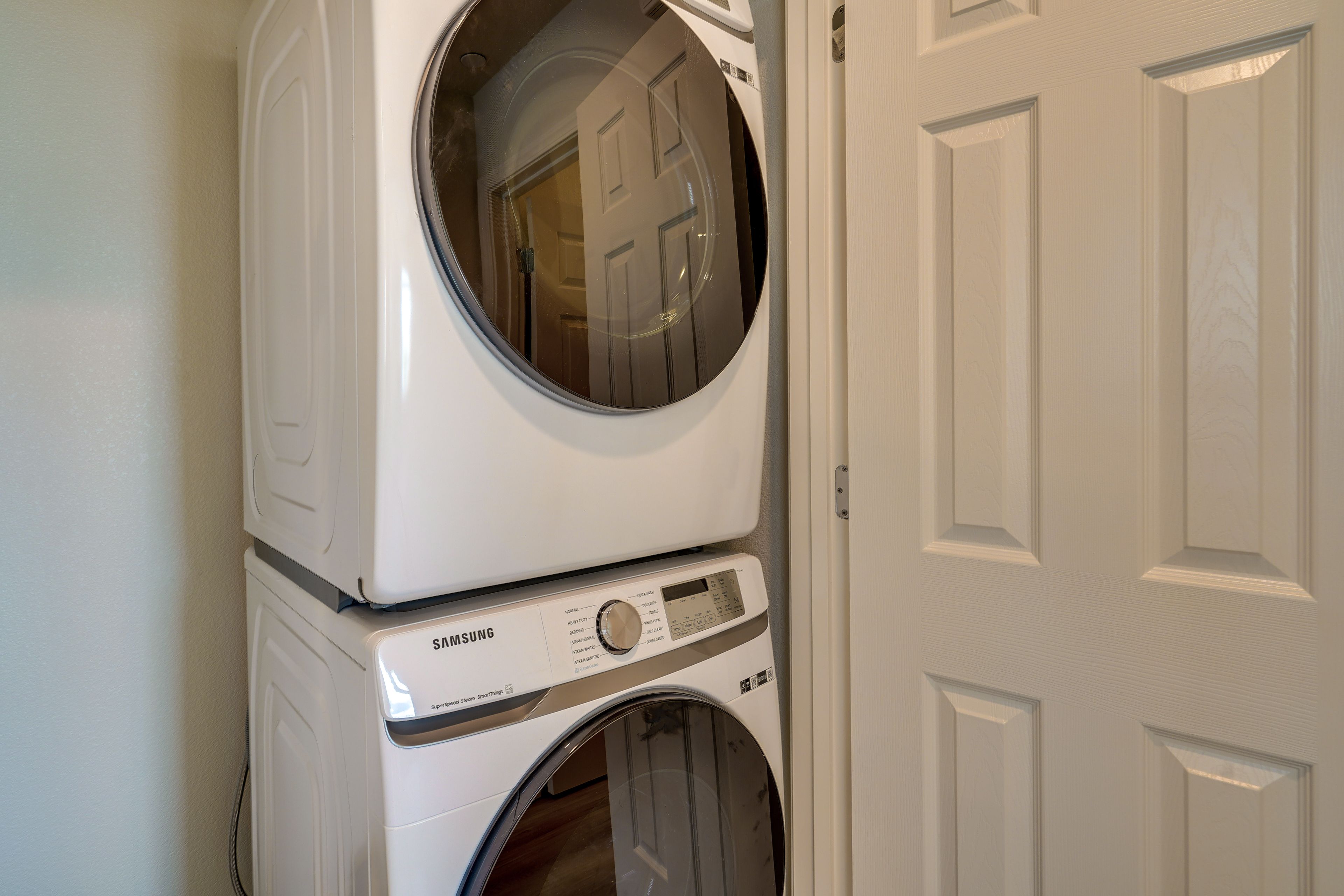 At-Home Laundry | Stackable Washer + Dryer