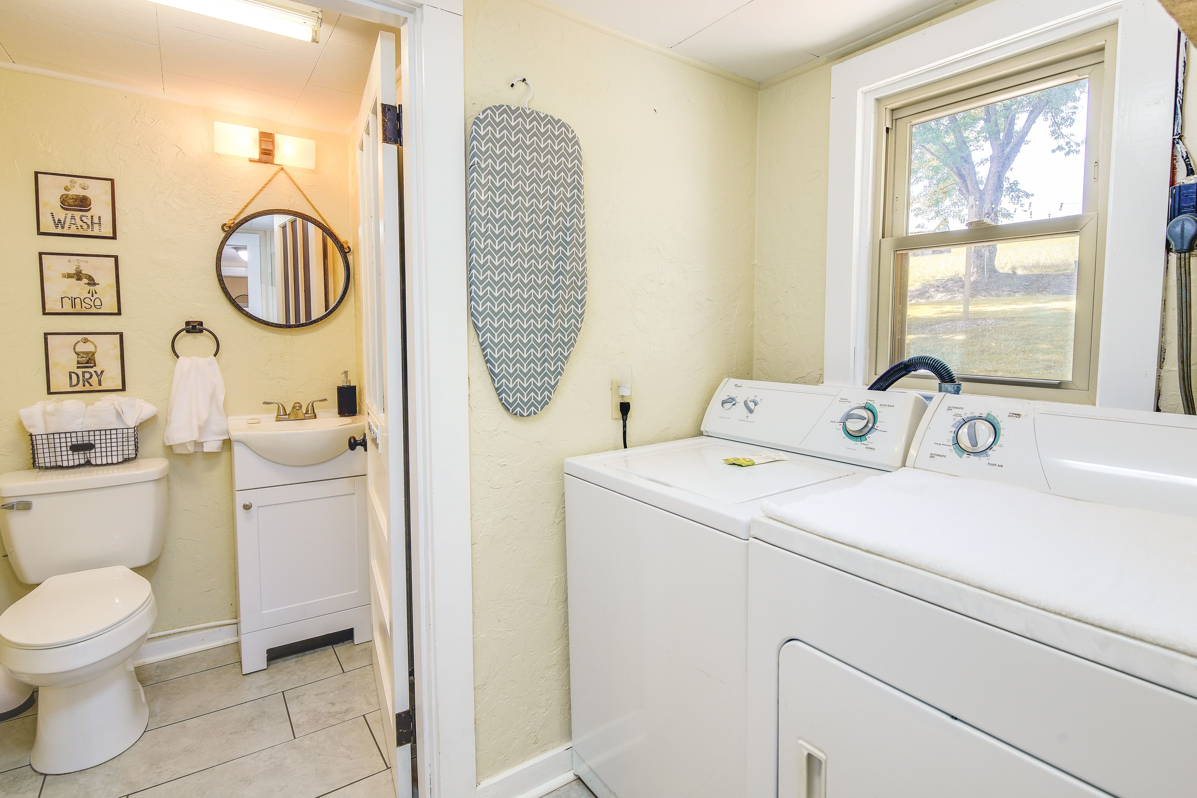 Washer & Dryer | Half Bathroom | 1st Floor