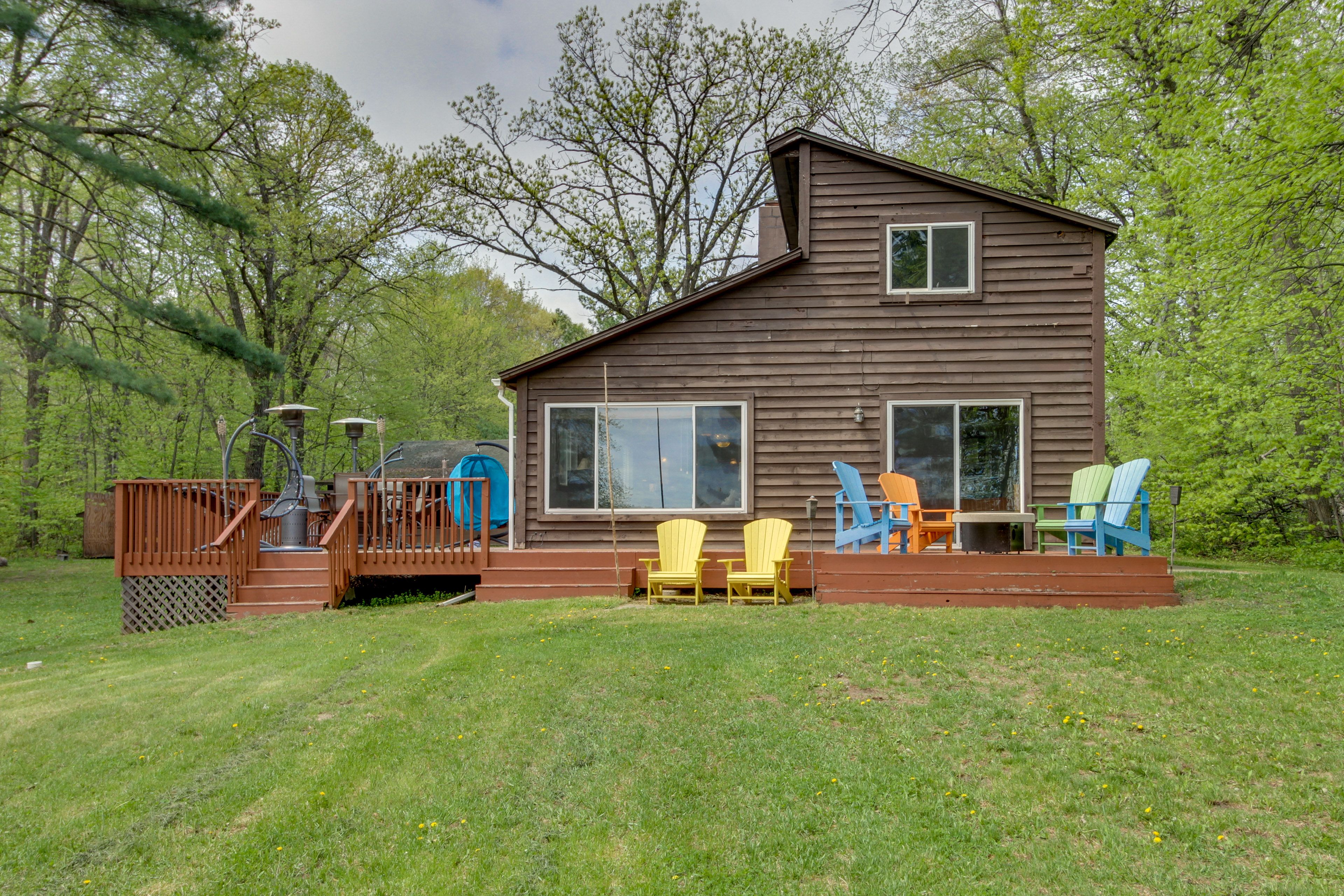 Cabin Exterior | Seasonal Furniture (Available Memorial Day-Labor Day)