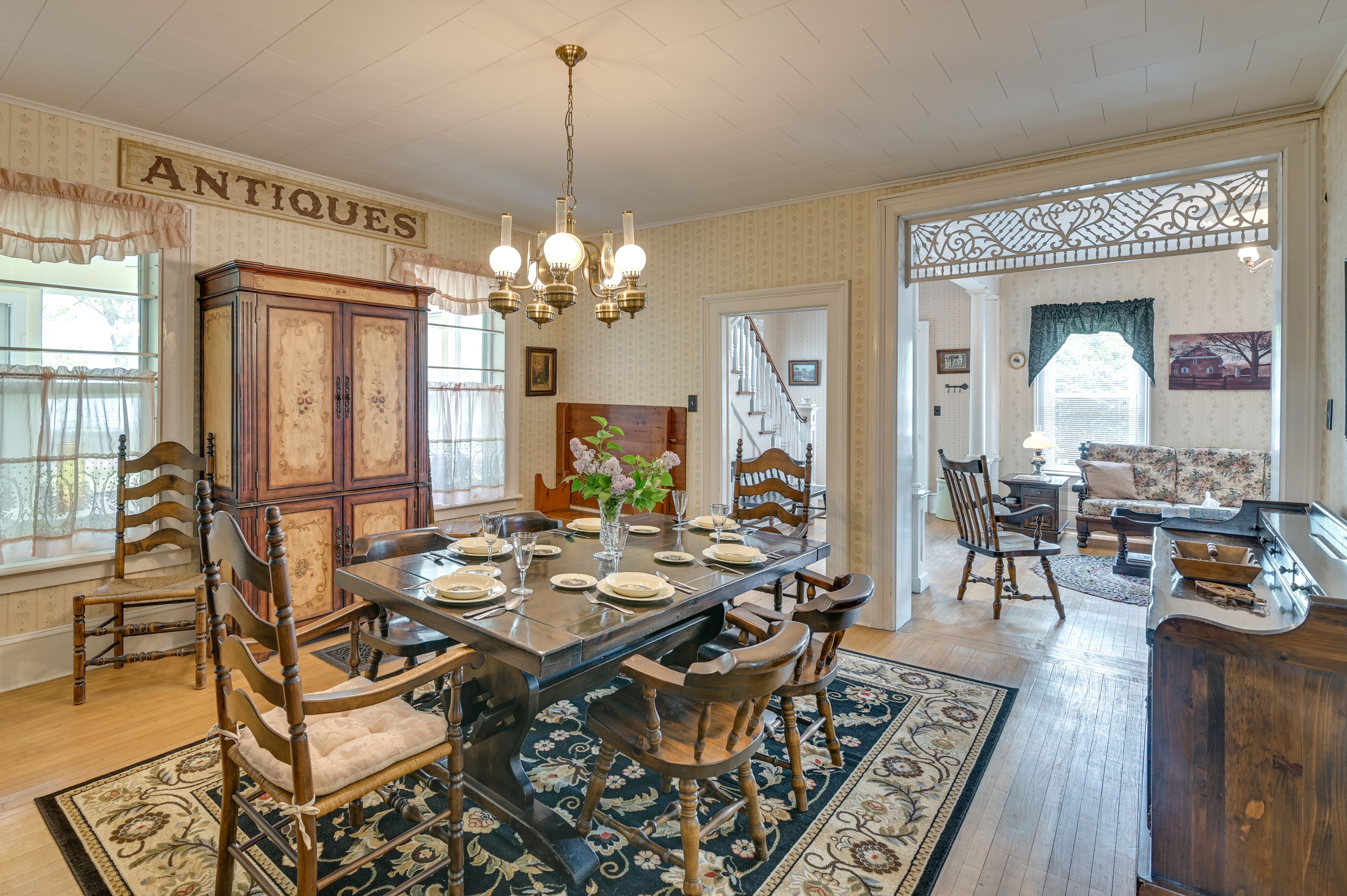 Dining Room | 1st Floor | Central A/C & Heating