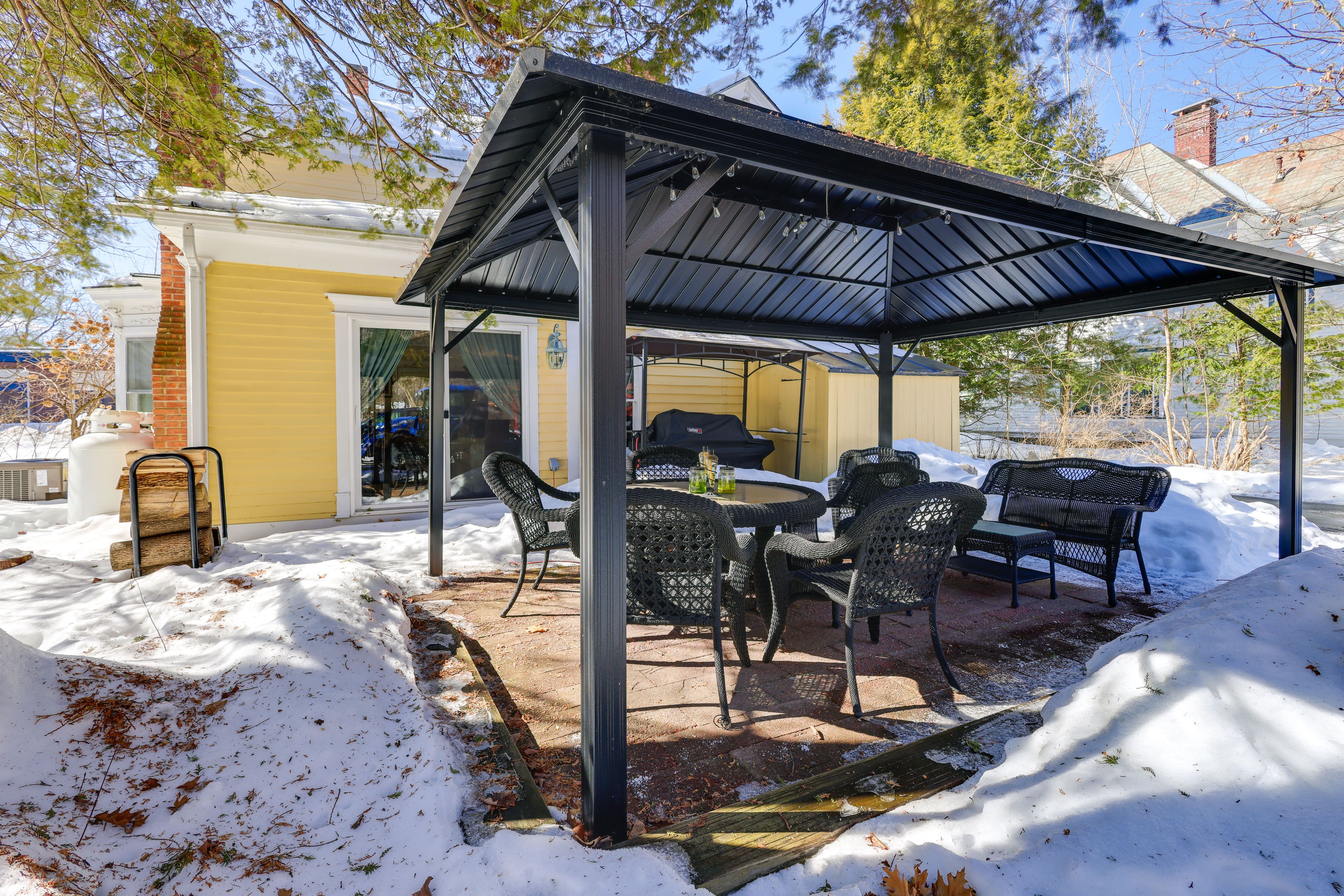 Patio in Winter
