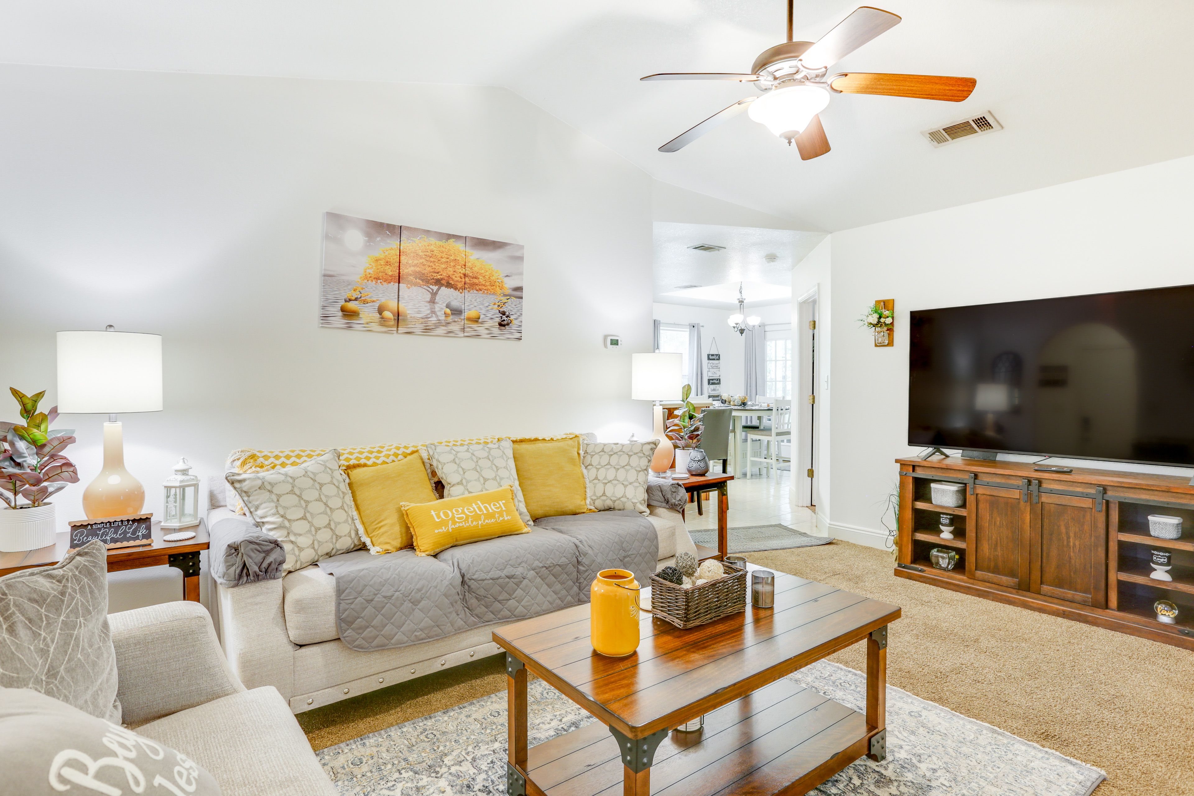Living Room | Central Air Conditioning & Heating