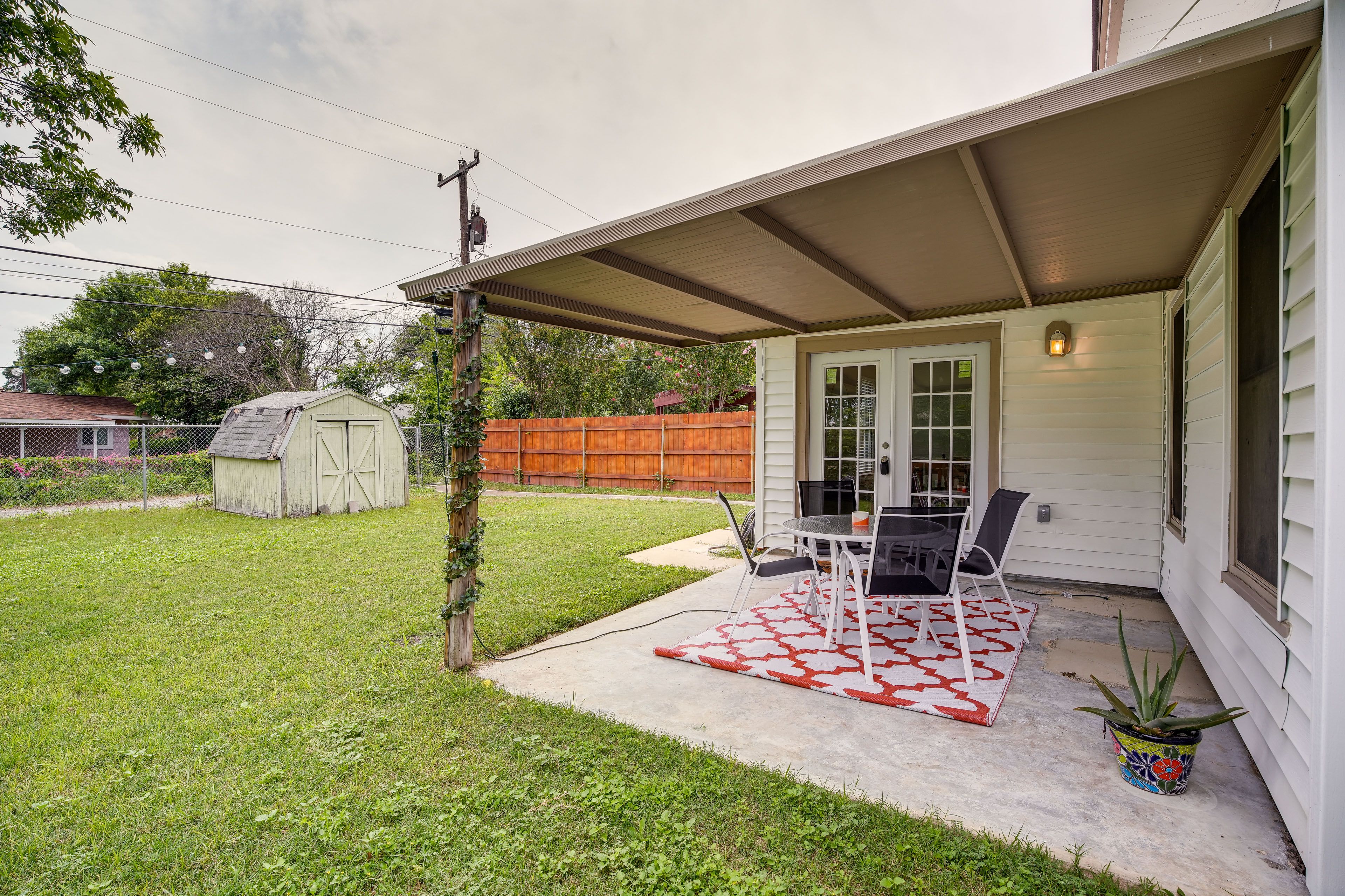 Private Backyard Area
