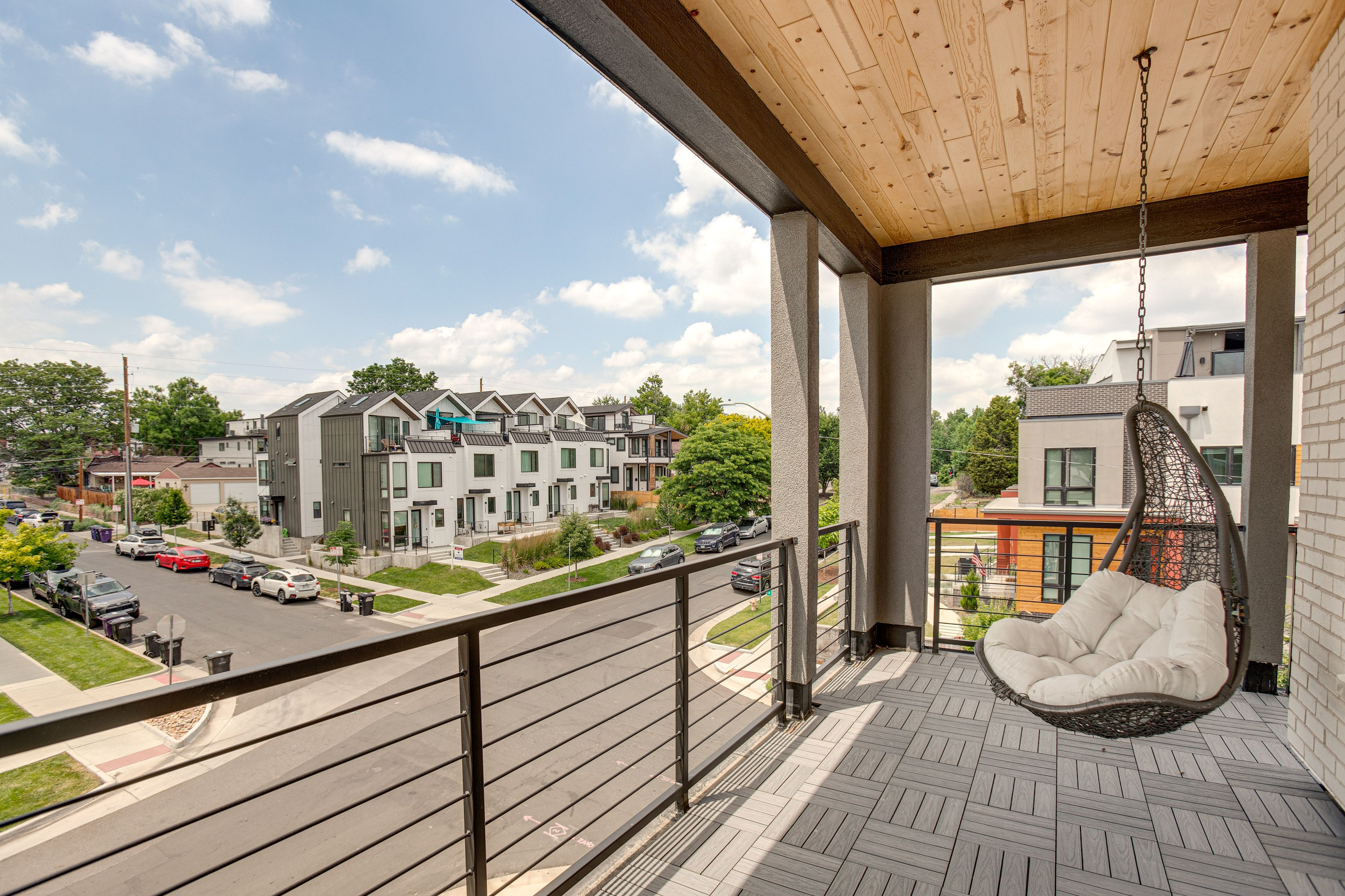 Private Balcony | Outdoor Seating | Neighborhood Views
