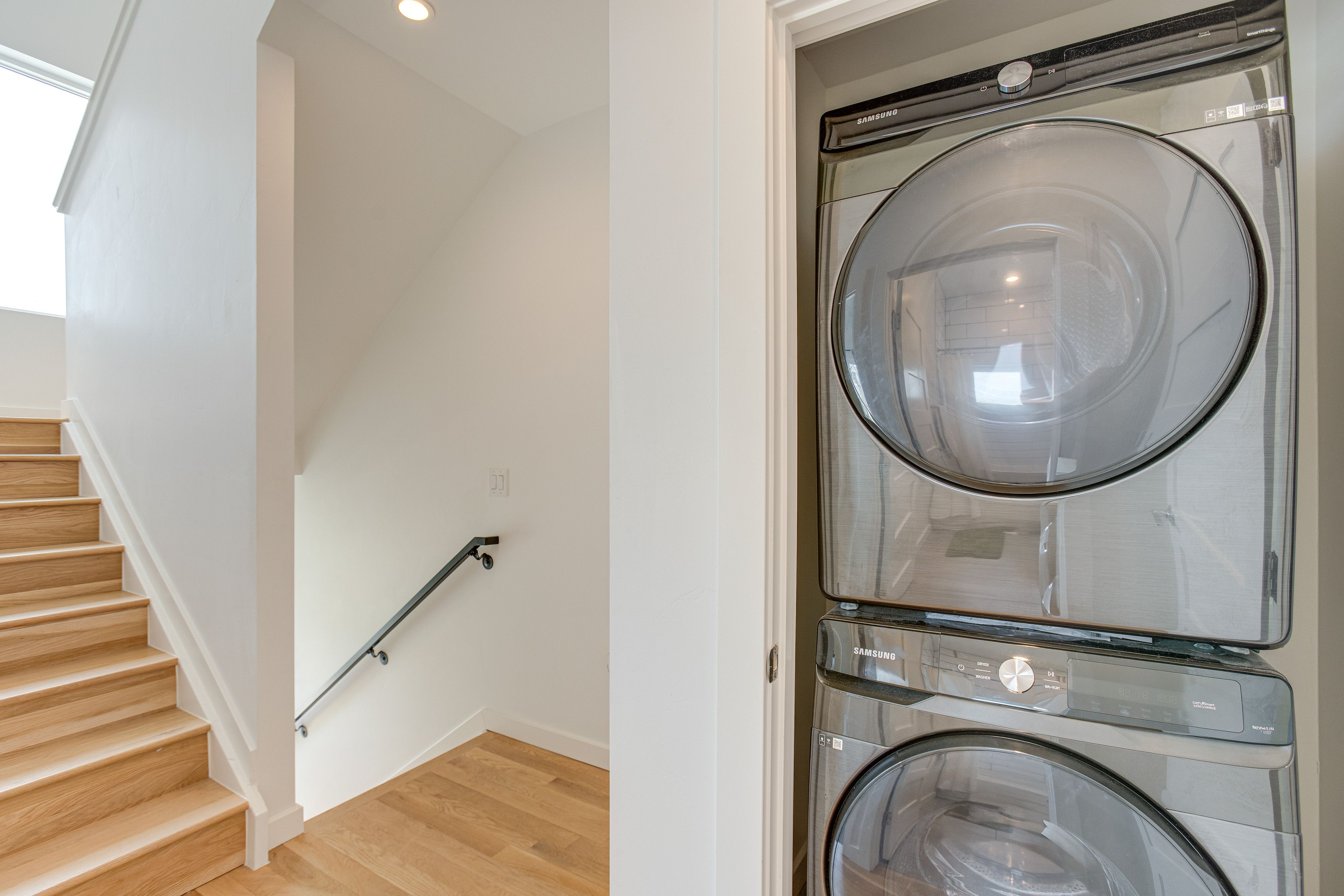 Washer/Dryer | Stairs to Rooftop