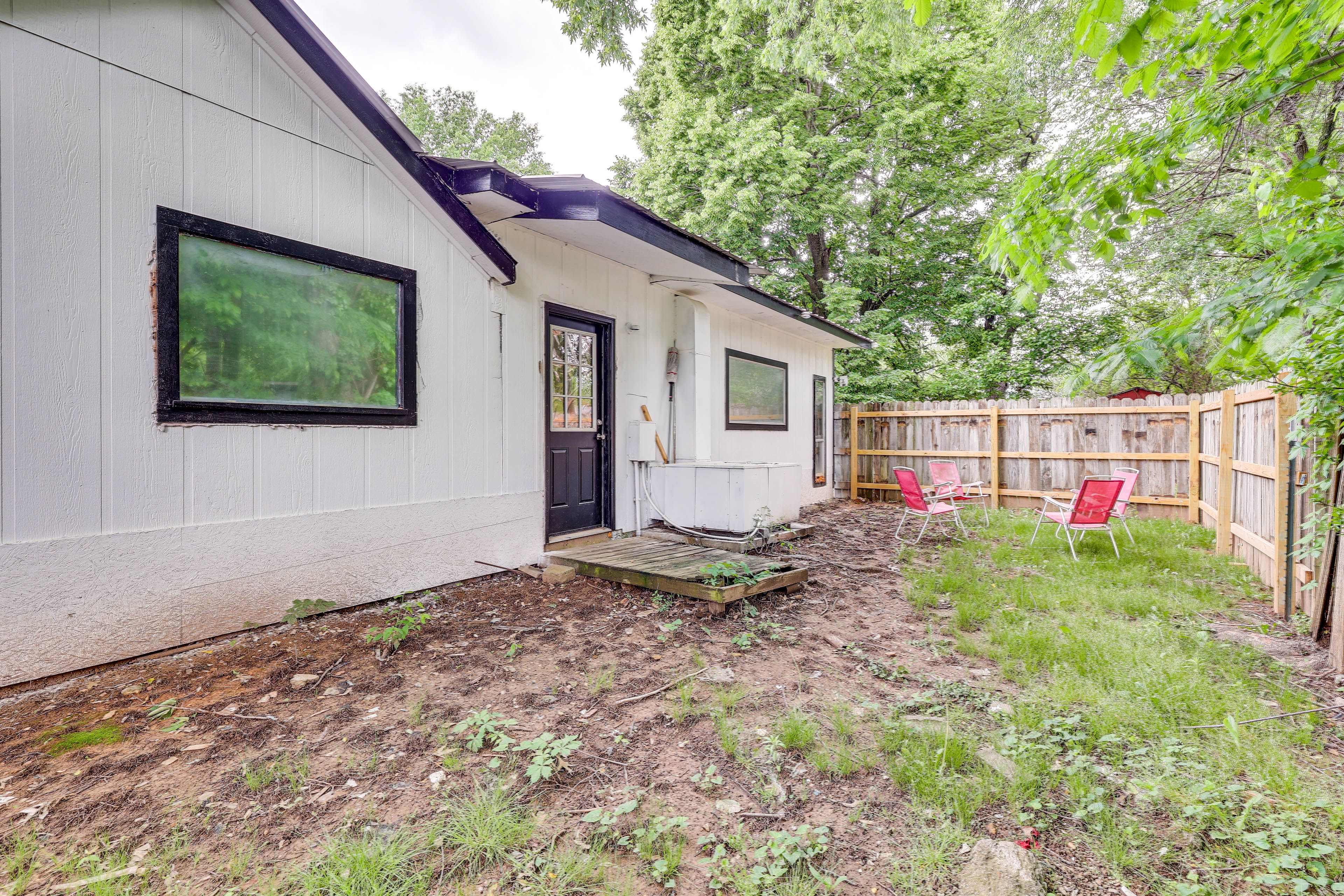 Fenced-In Backyard