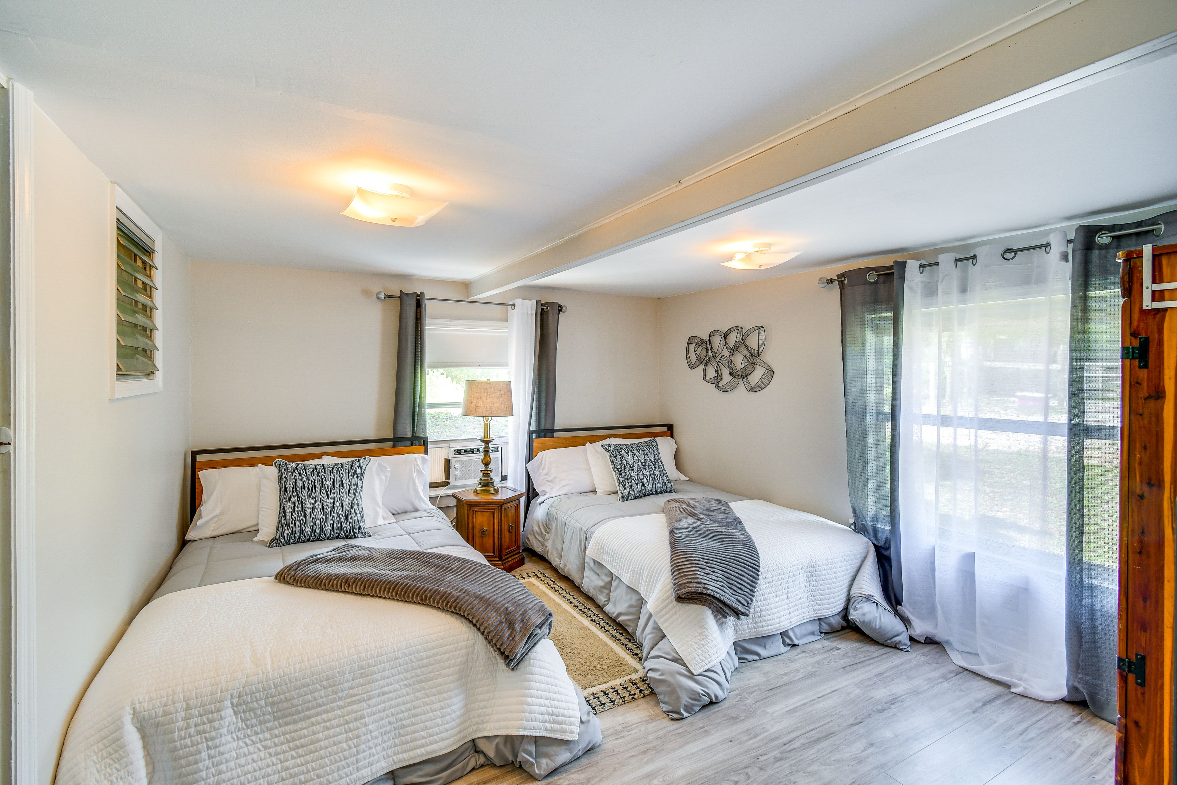Bedroom | 2 Full Beds | Linens Provided