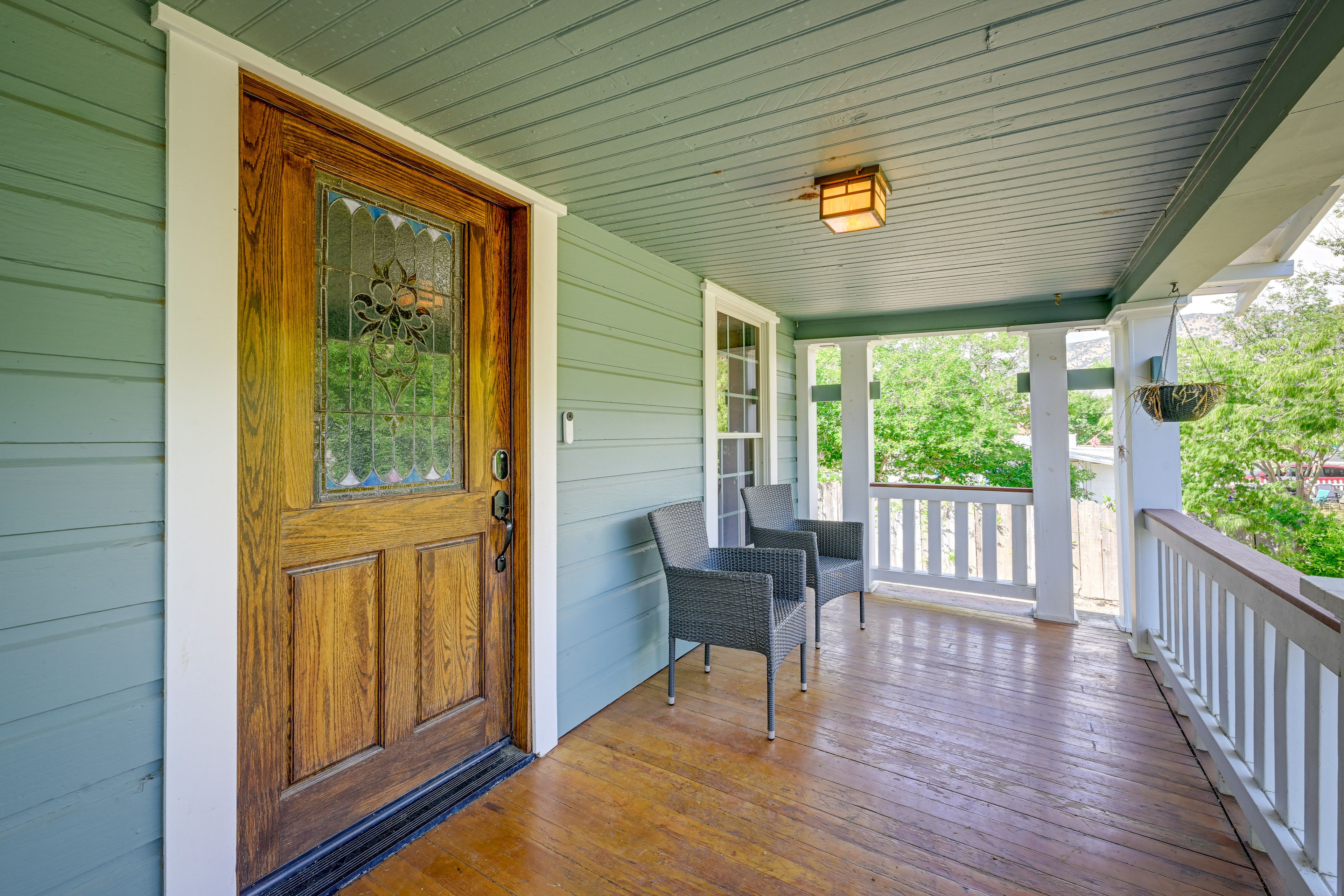 House Exterior | Keyless Entry | Furnished Porch