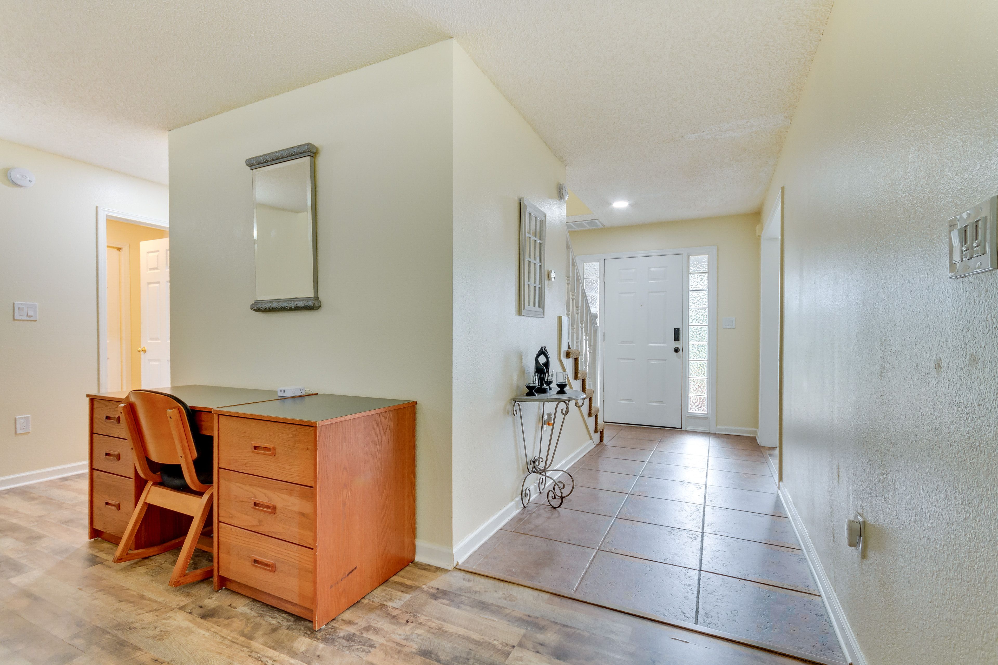 Front Entrance | Laptop-Friendly Desk