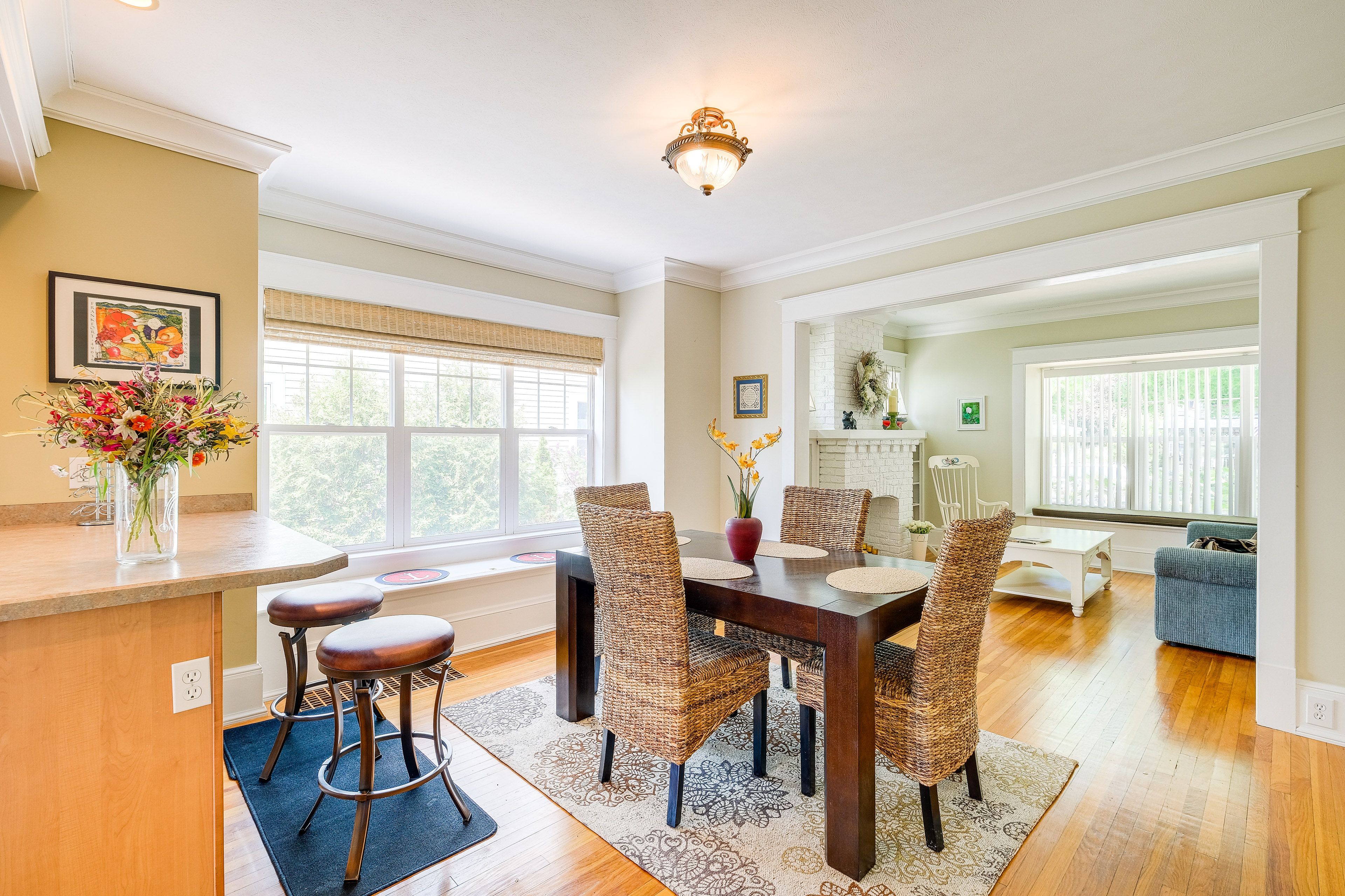 Frankfort Vacation Rental | 2BR | 2BA | 1,250 Sq Ft | Stairs Required for Access