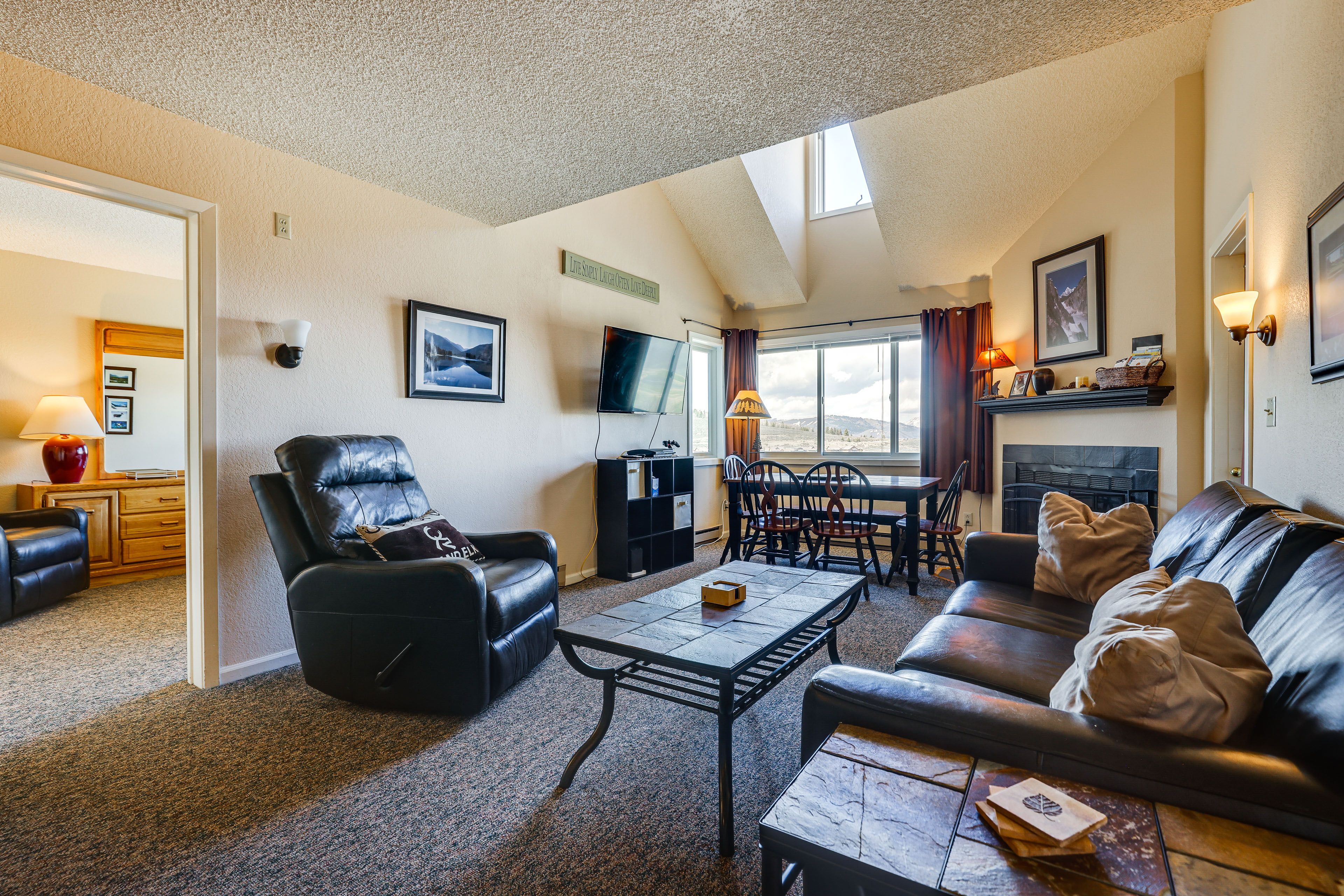 Living Room | Free WiFi | Electric Heating | Queen Sleeper Sofa
