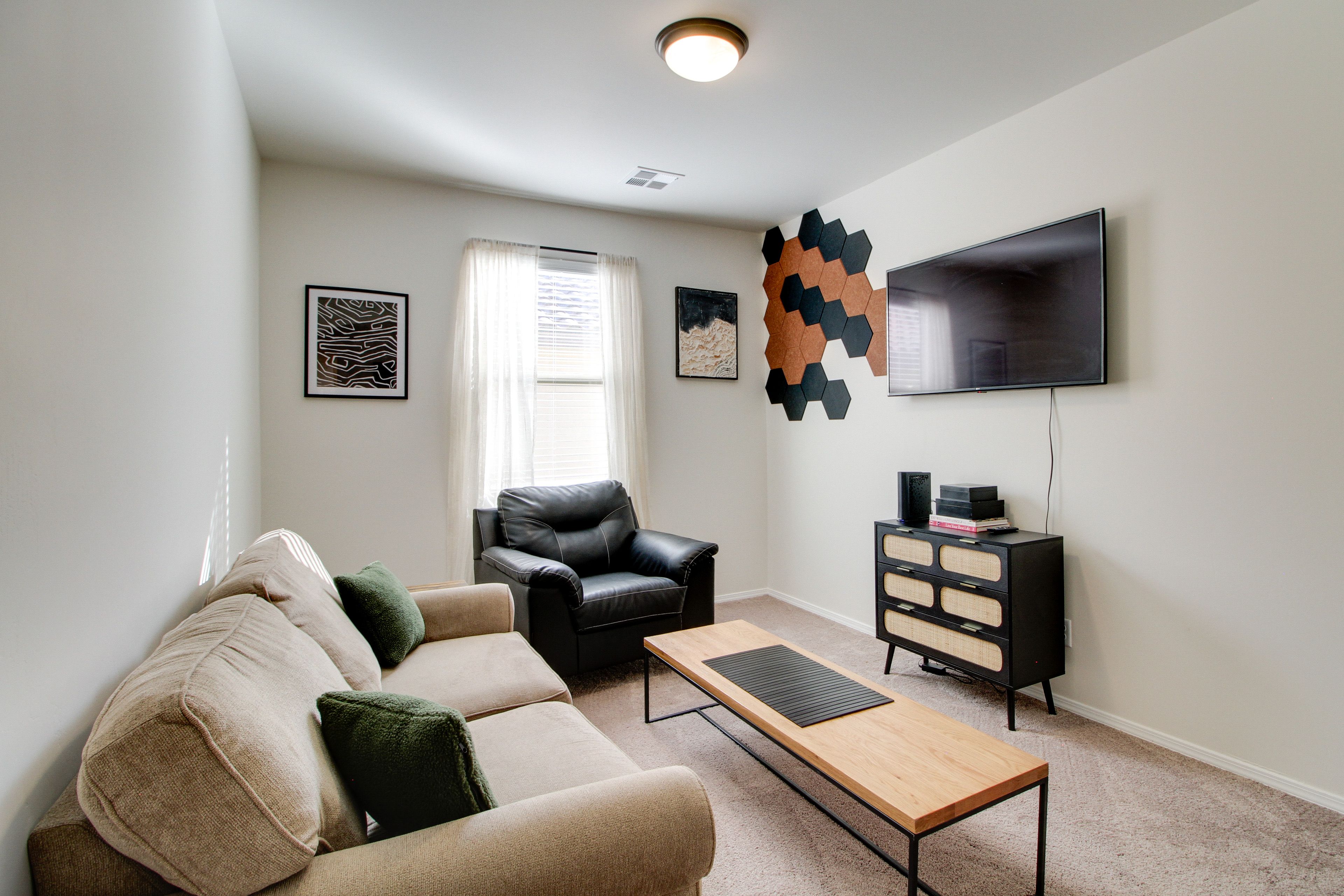 Office | Full Sleeper Sofa | Laptop-Friendly Desk | Smart TV