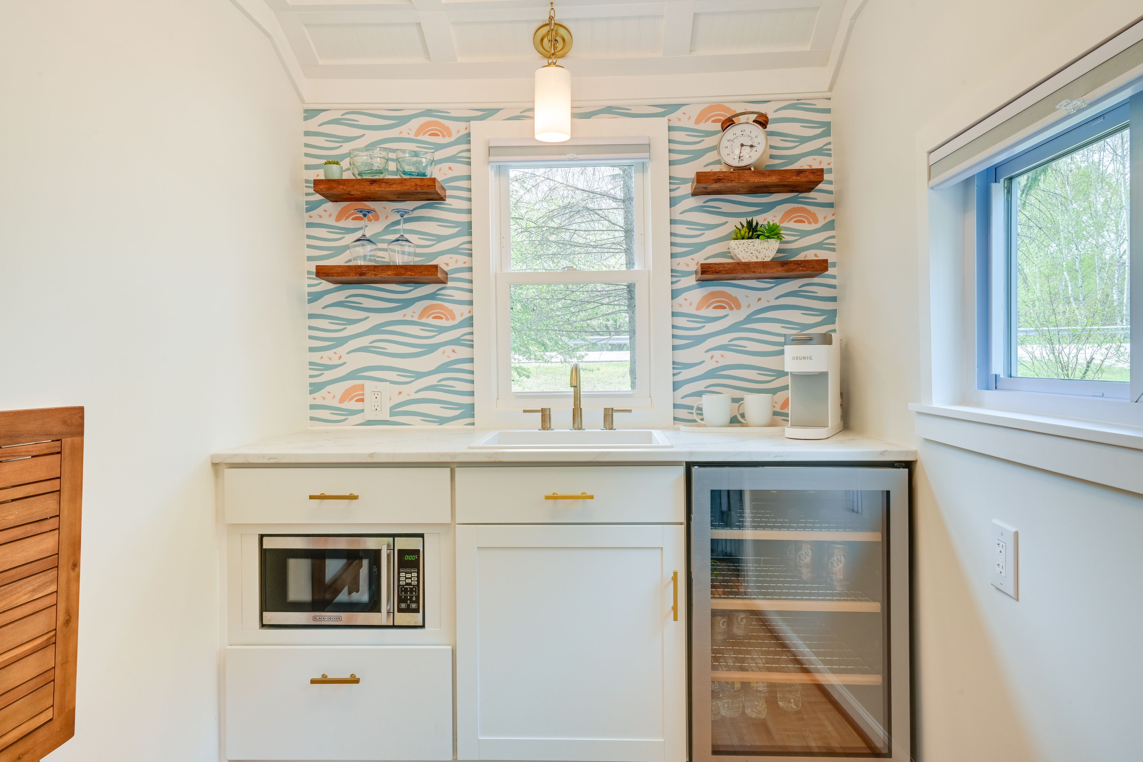 Kitchenette | Guest House | Main Level | Coffee Maker