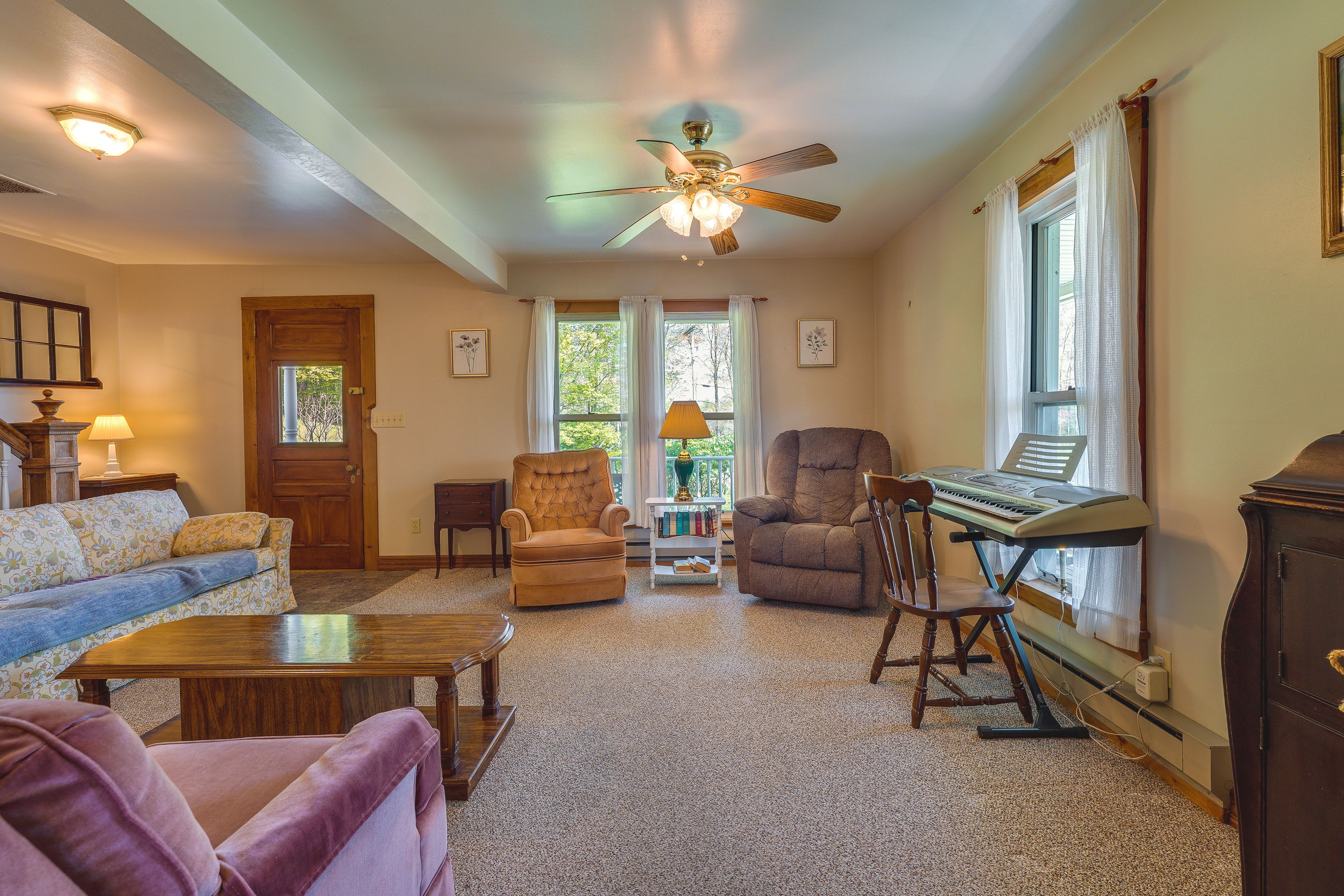 Living Area | Queen Sleeper Sofa
