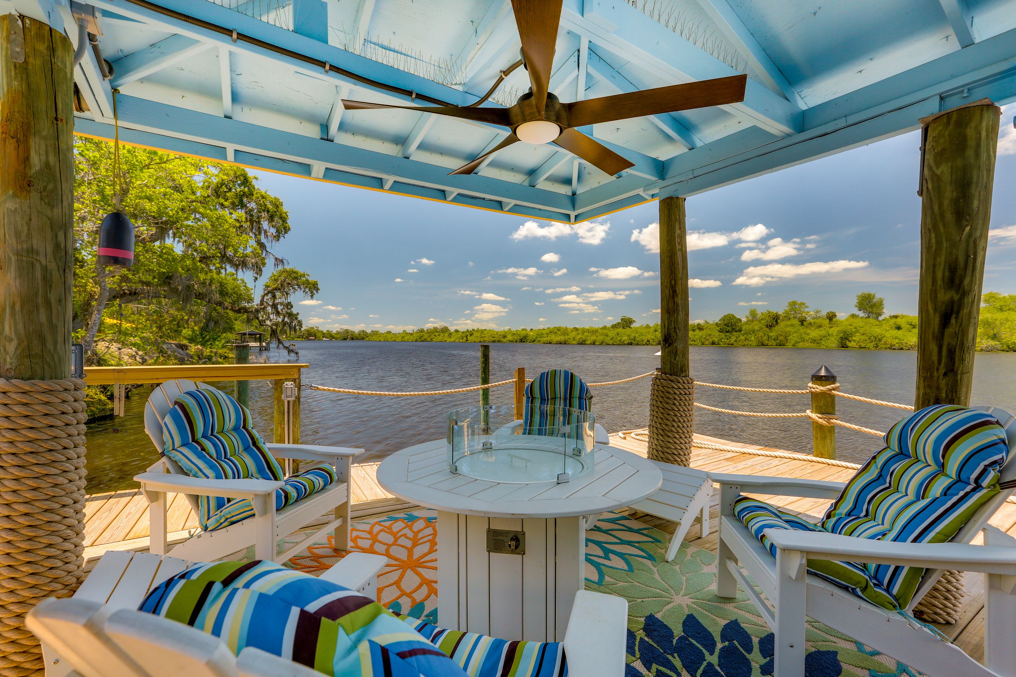 Shared Dock | Gas Fire Pit | Hot Tub | Outdoor Seating