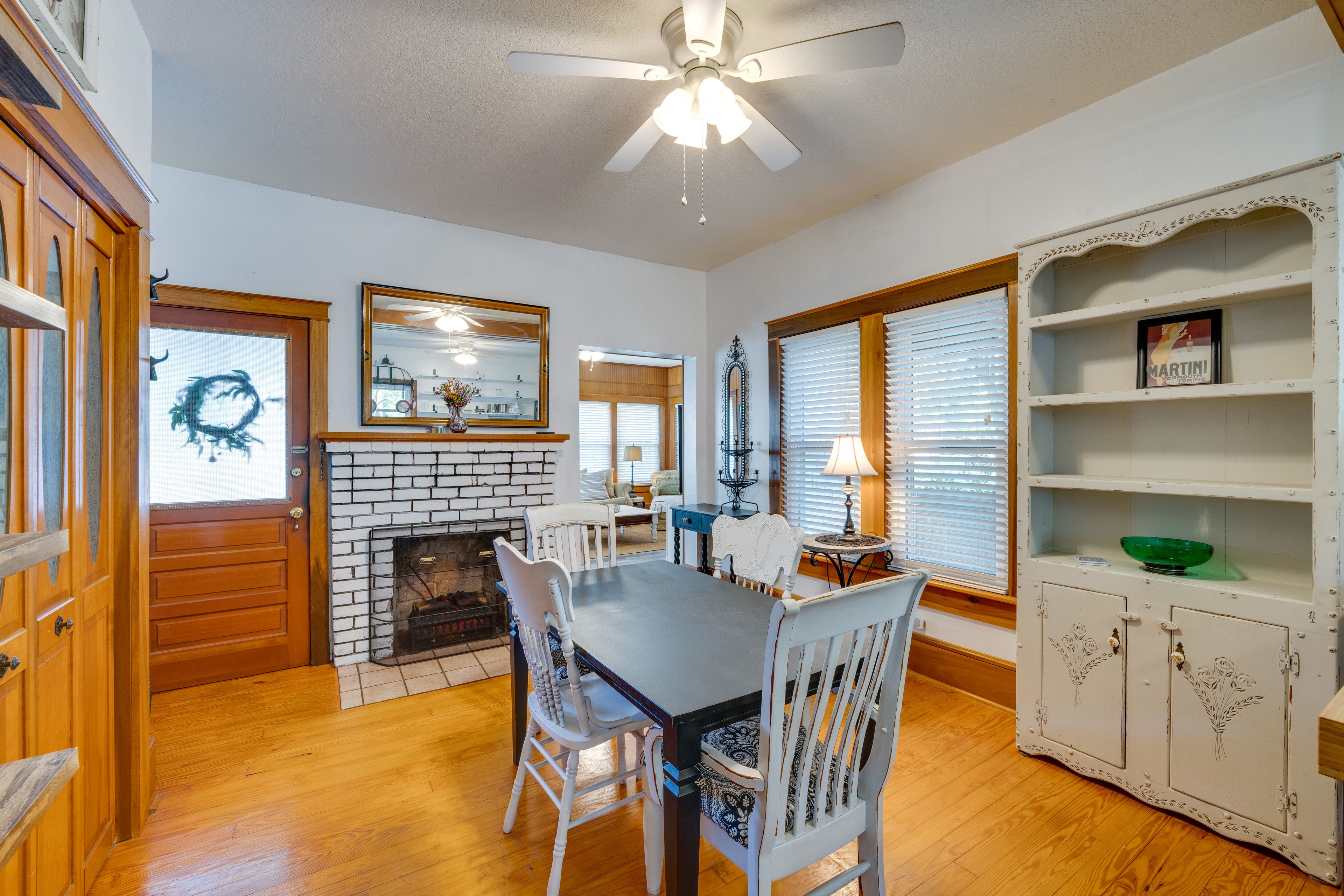 Dining Area 2 | Decorative Fireplace | 1st Floor