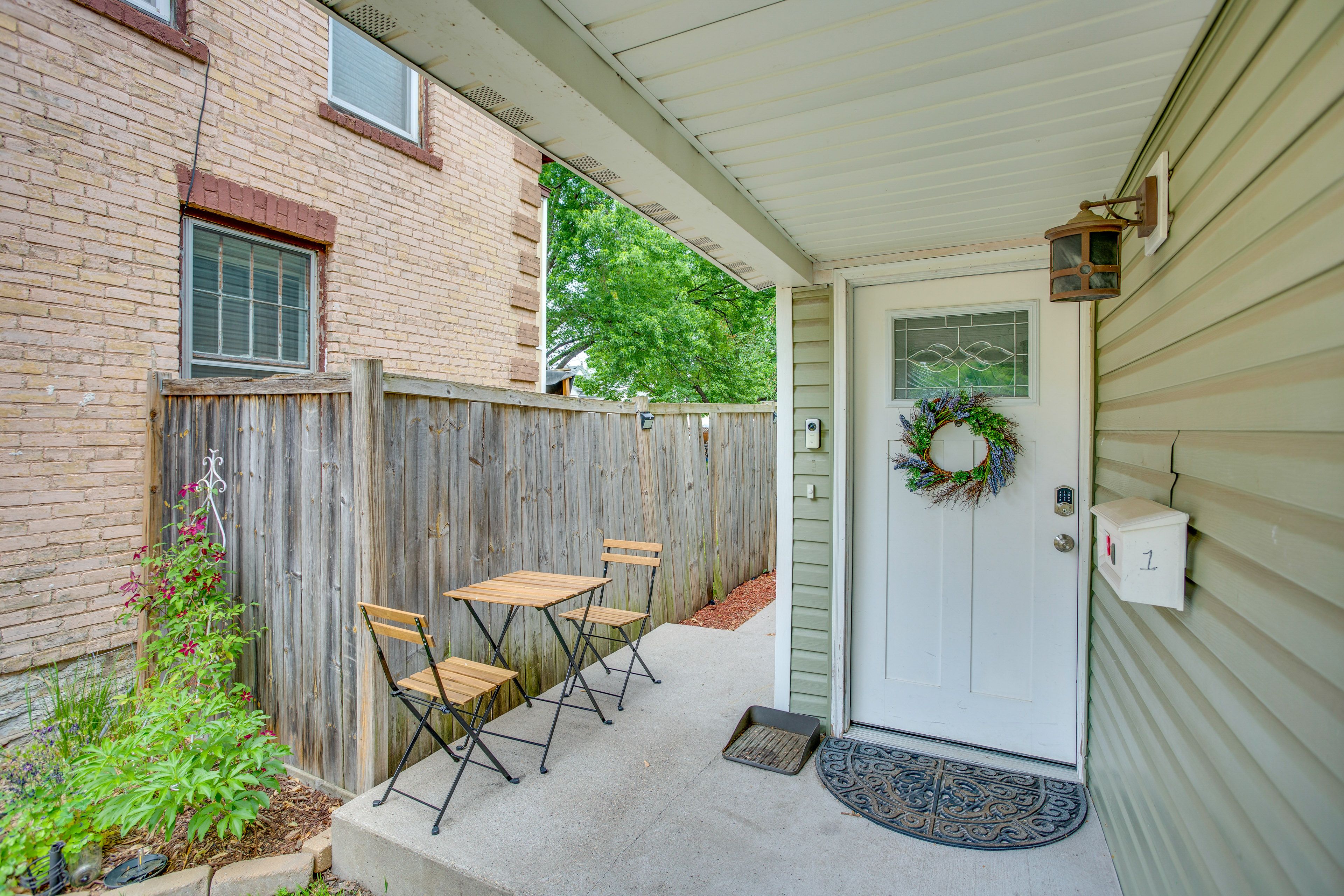 House Exterior | Keyless Entry | Private Furnished Porch