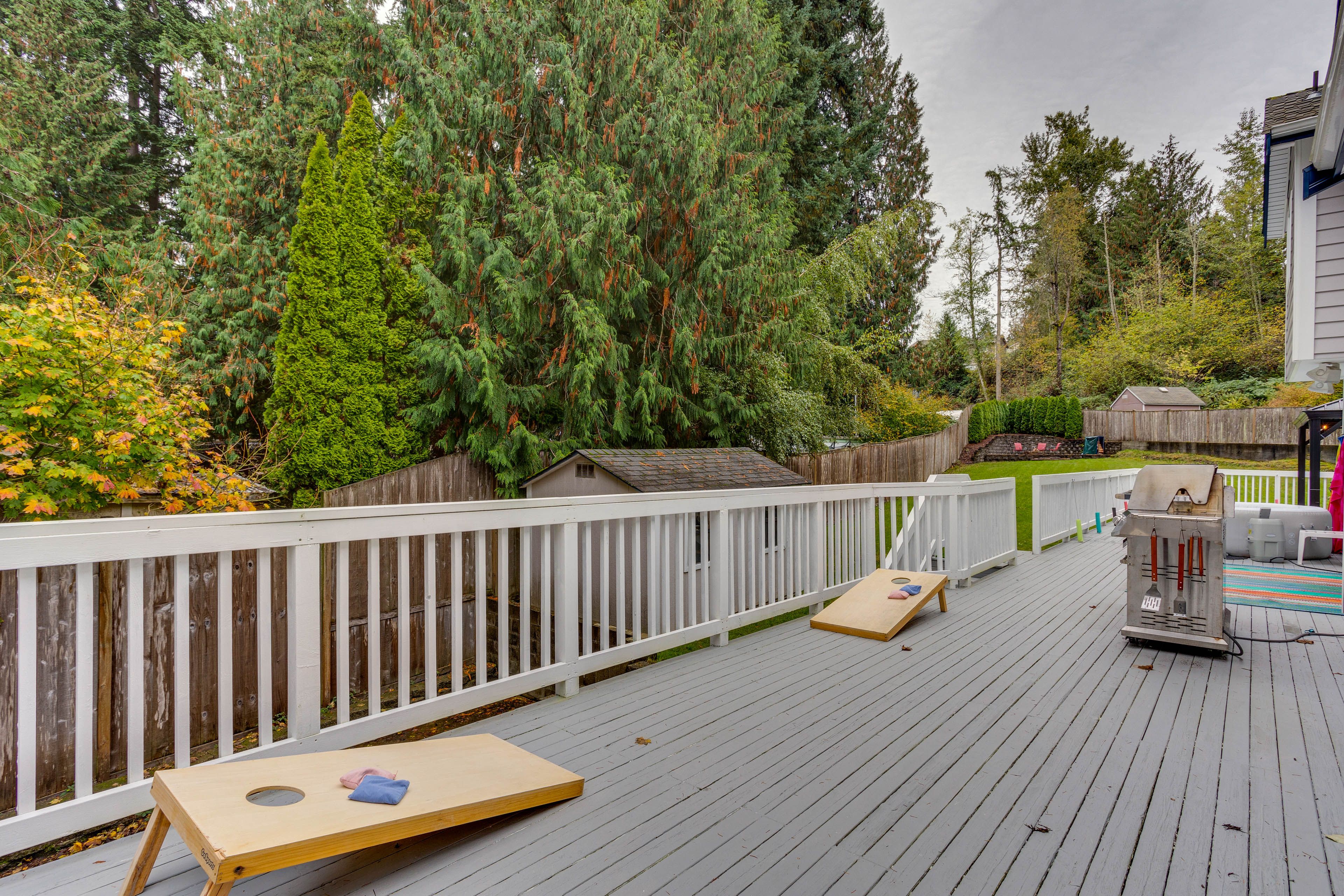 Wraparound Deck | Gas Grill | Cornhole | Hot Tub Not Available