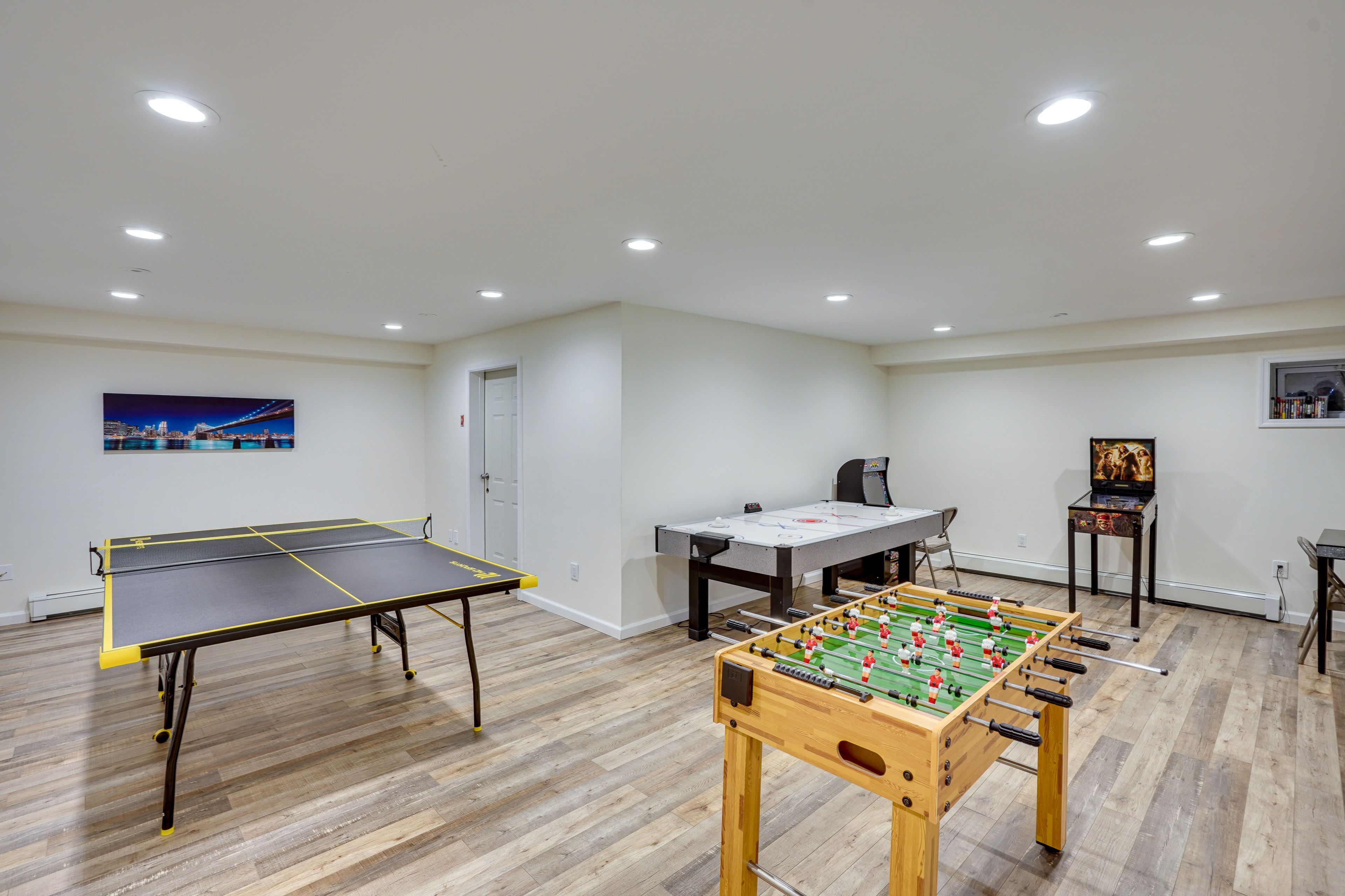 Game Room | Lower Level | Ping-Pong Table | Air Hockey | Foosball