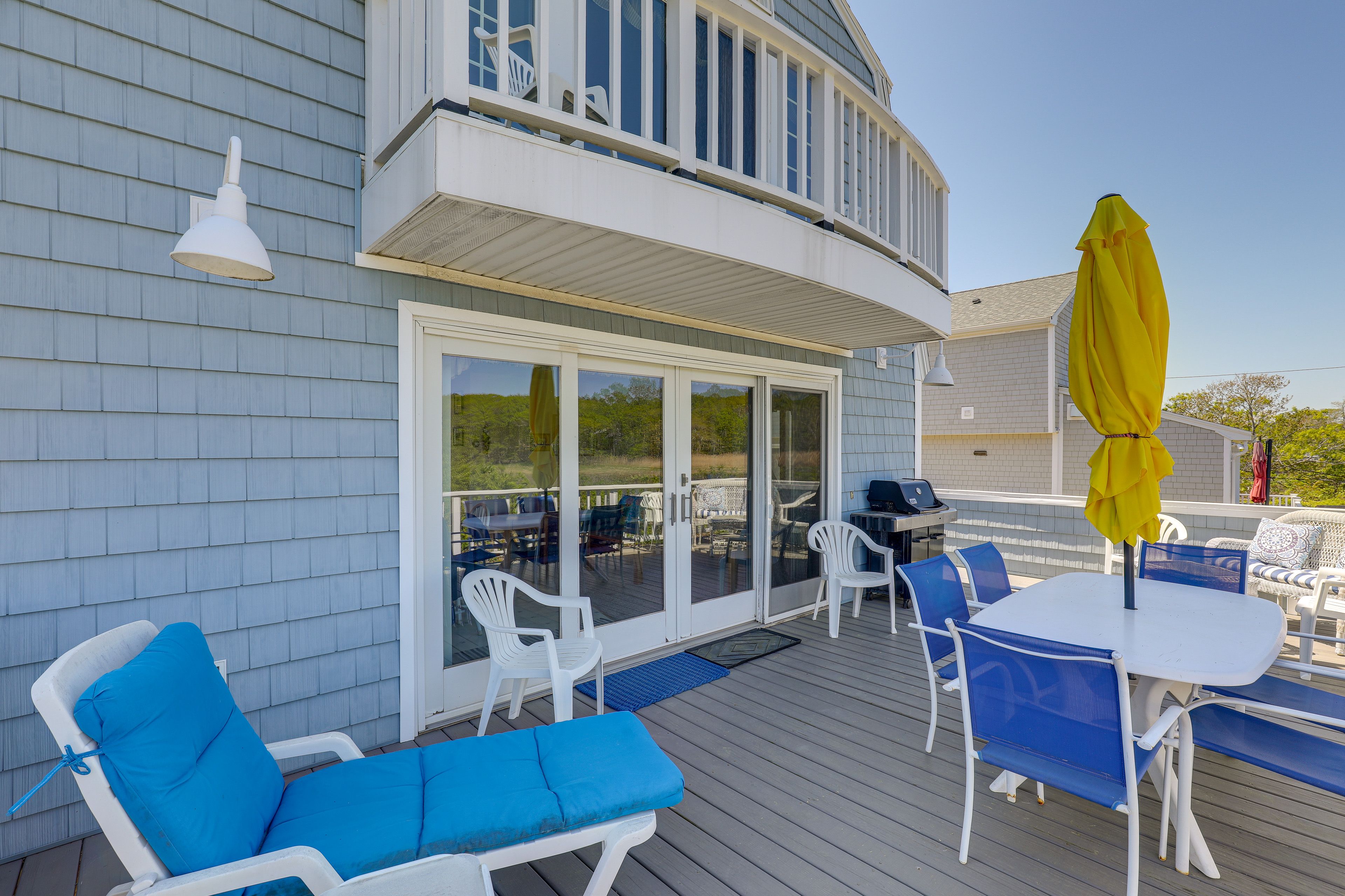 Rockport Vacation Rental | 3BR | 2BA | 1,200 Sq Ft | Outdoor Staircase to Enter