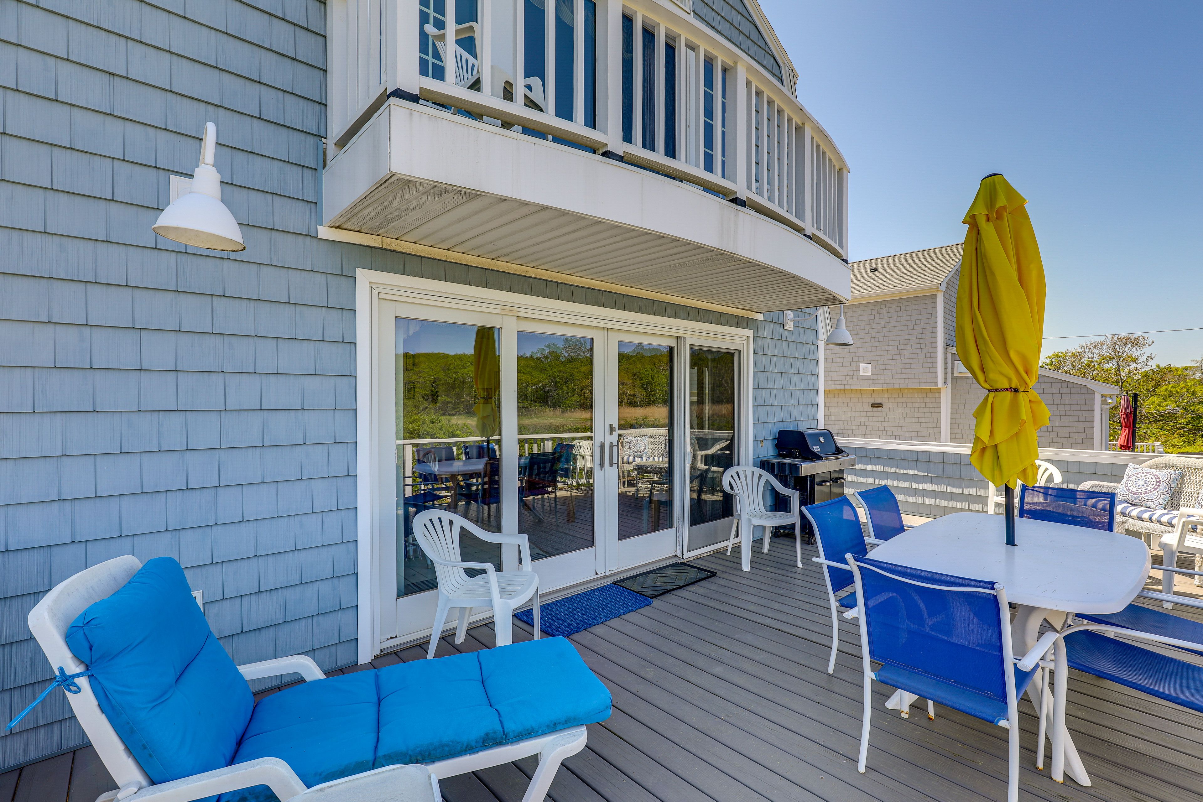 Rockport Vacation Rental | 3BR | 2BA | 1,200 Sq Ft | Outdoor Staircase to Enter